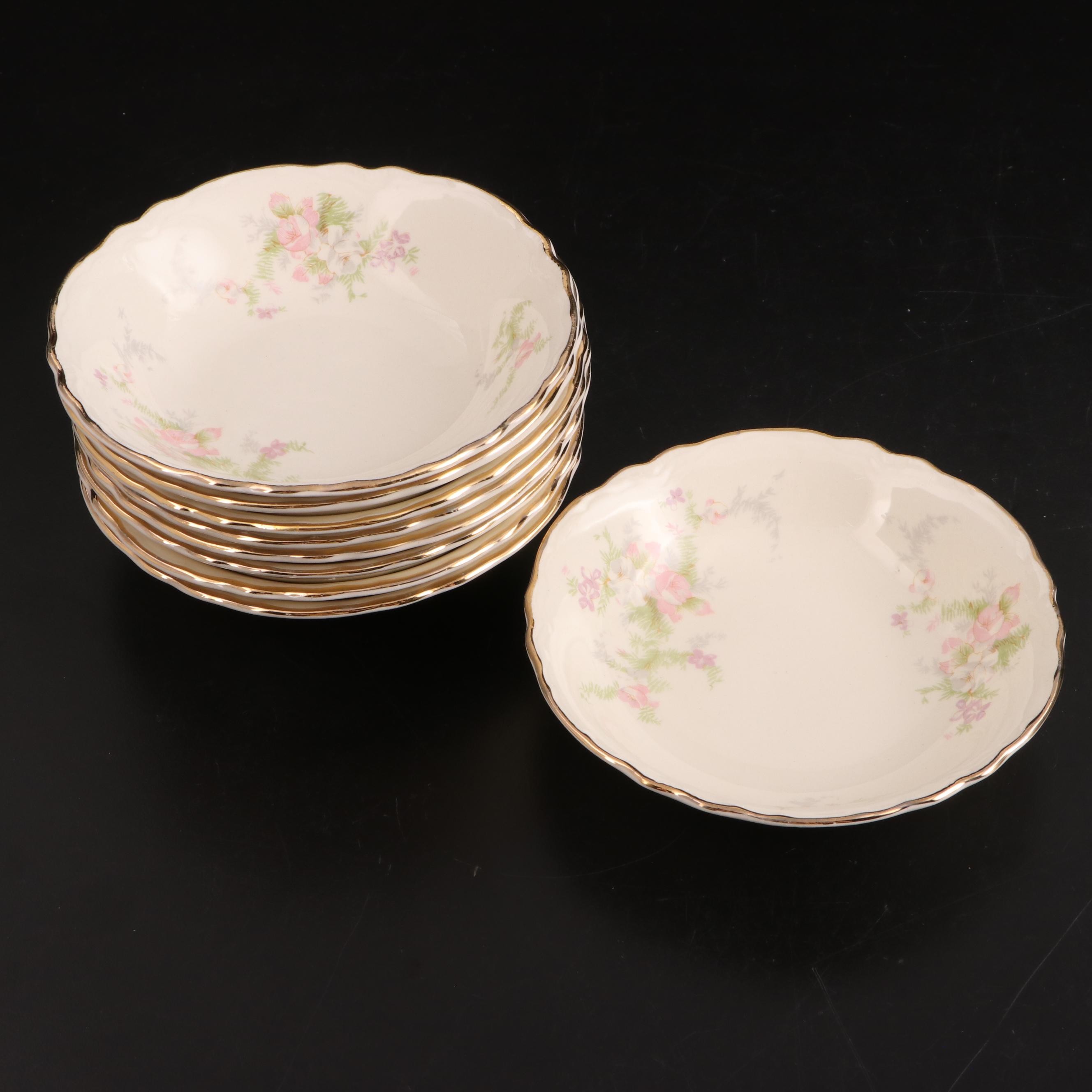 Homer Laughlin "Jean" Earthenware Dinnerware and Serveware, Mid-20th Century