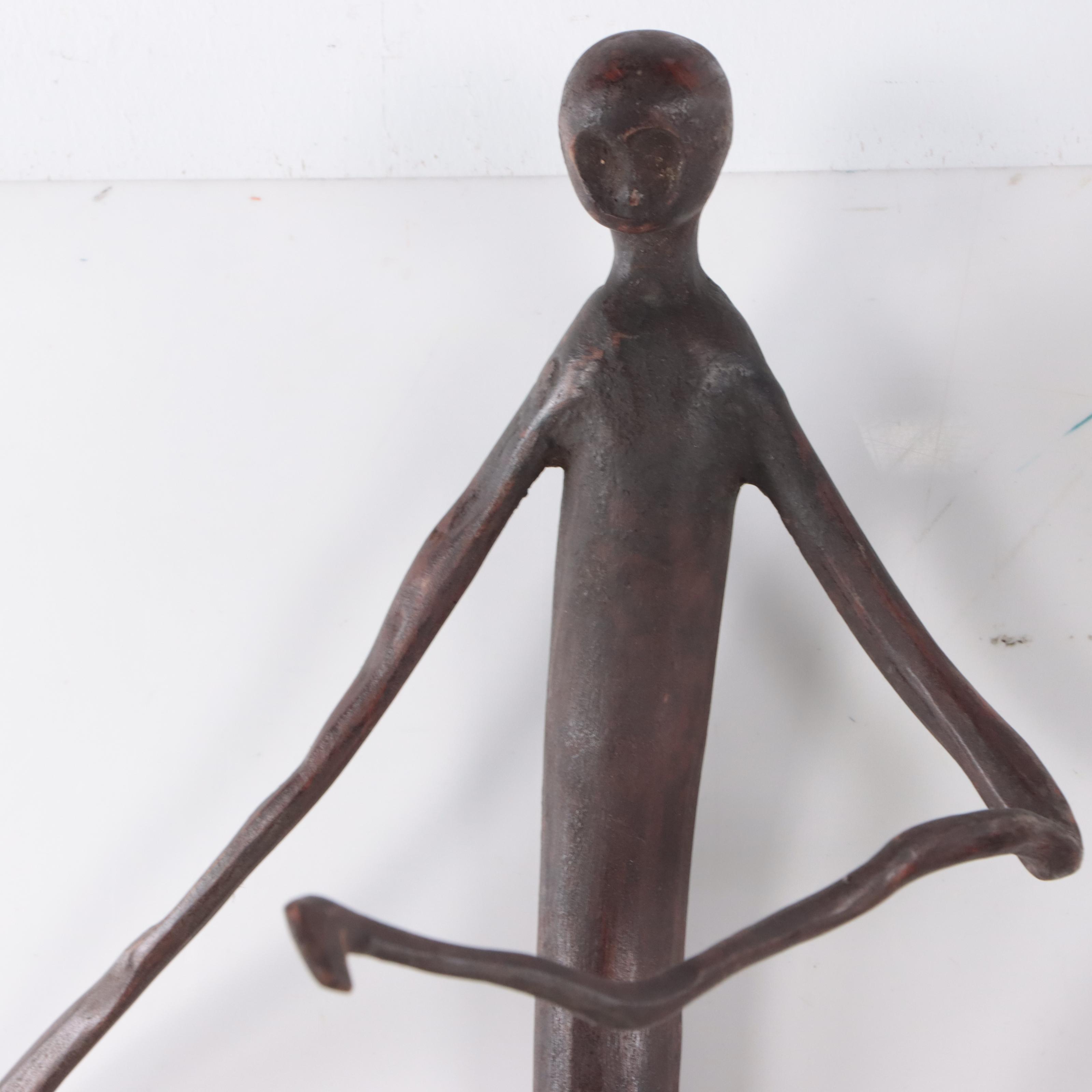 Folk Art Carved Wood Stick Figures
