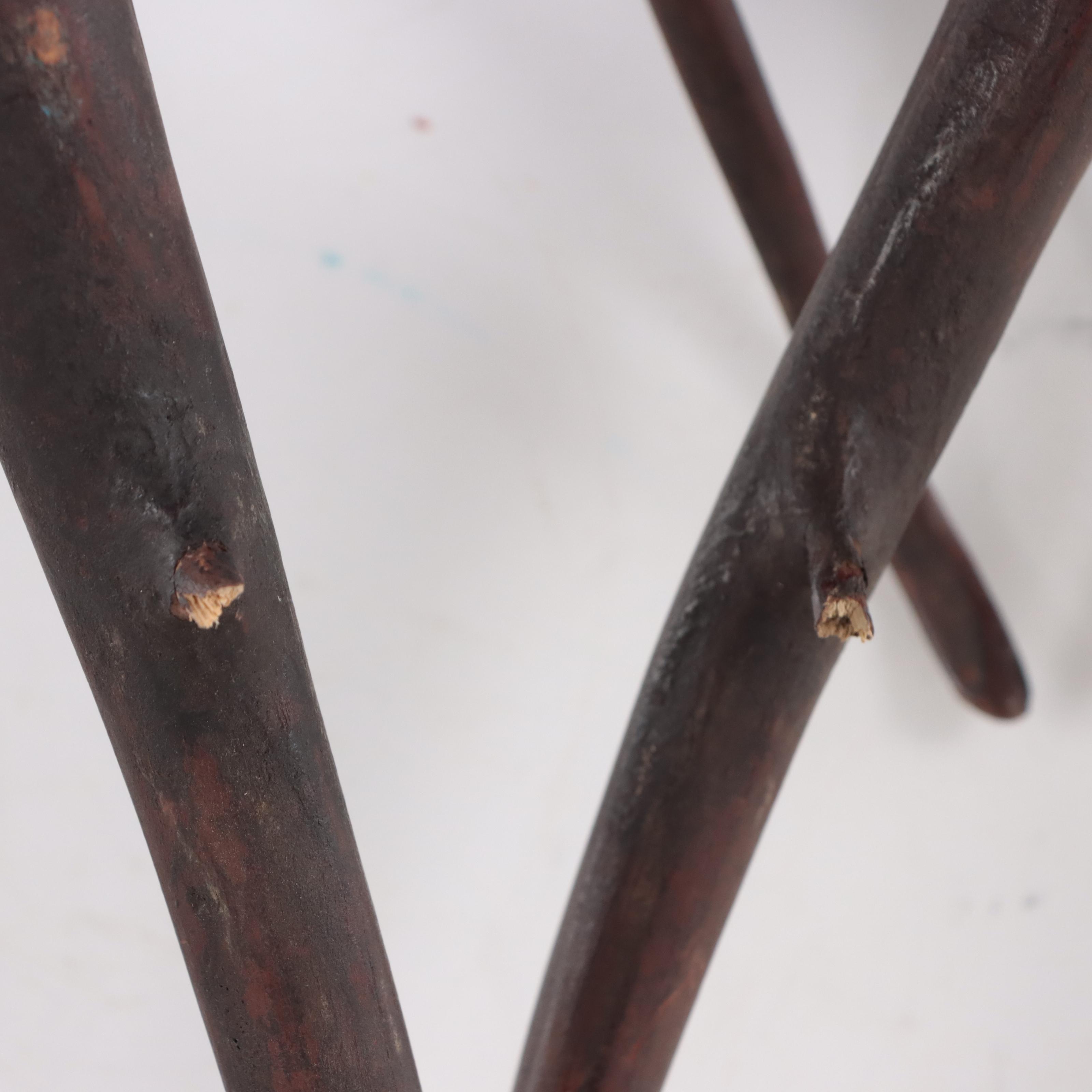 Folk Art Carved Wood Stick Figures