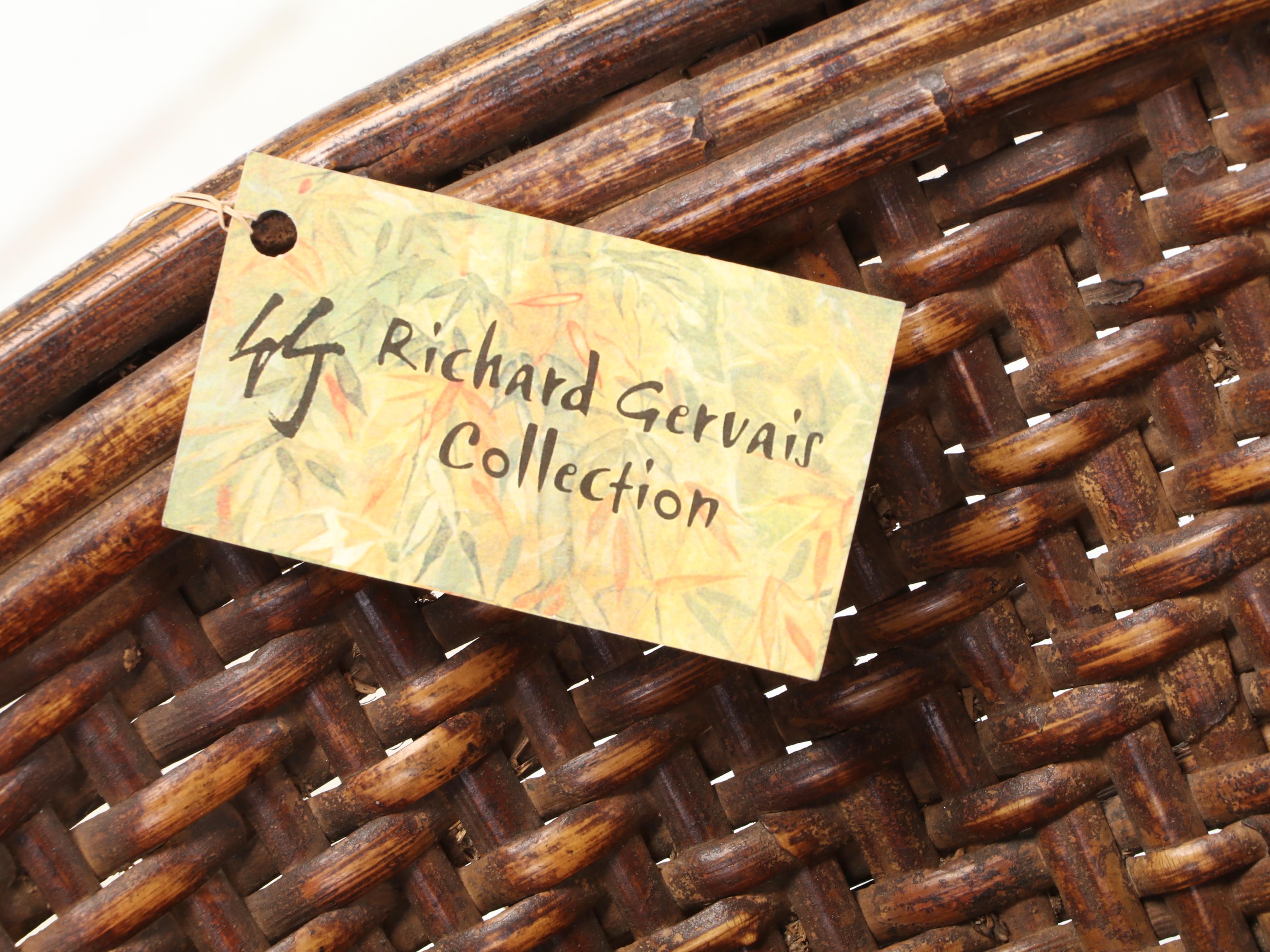 Philippine Woven Bamboo Reed "Labba" Market Basket