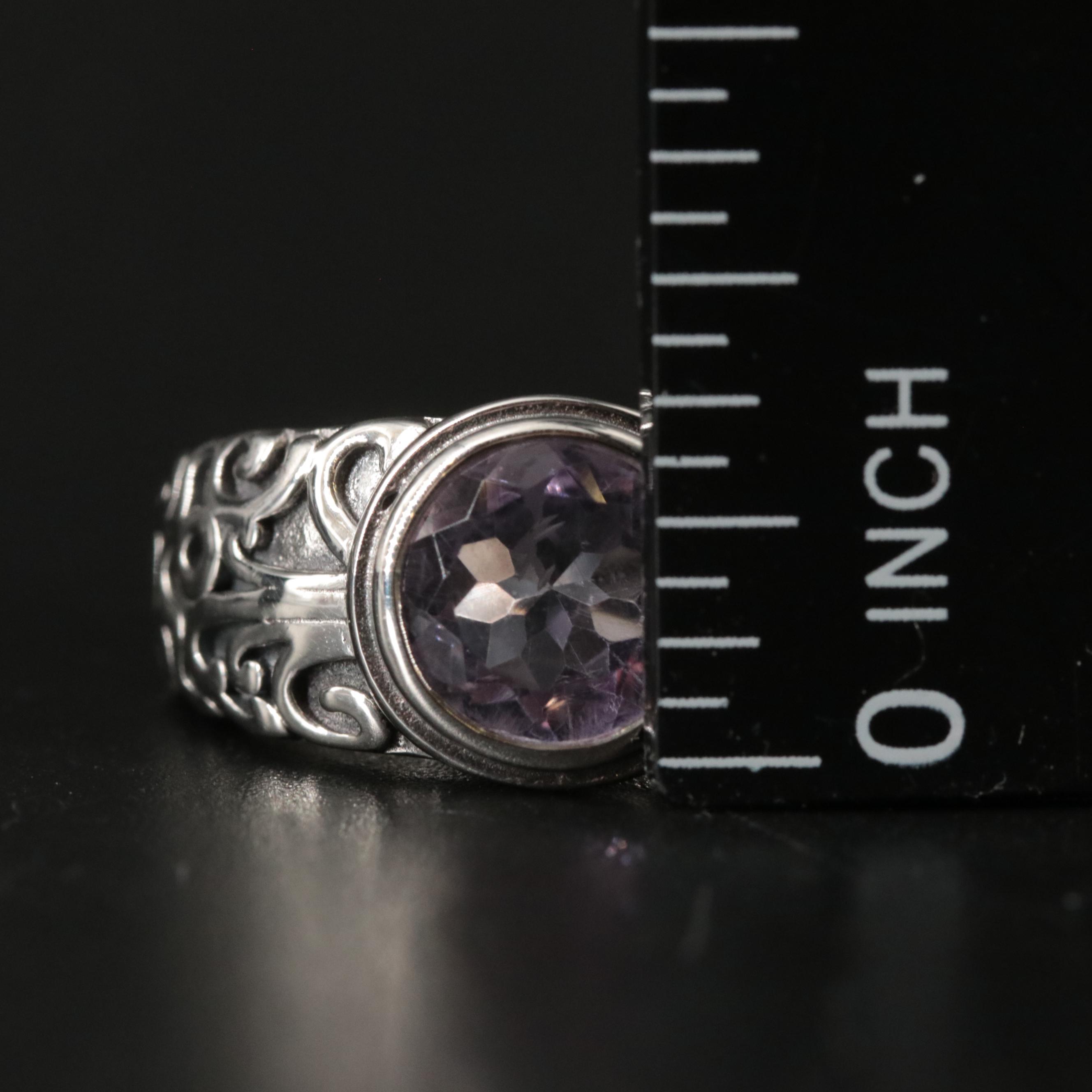 Sterling Amethyst Ring