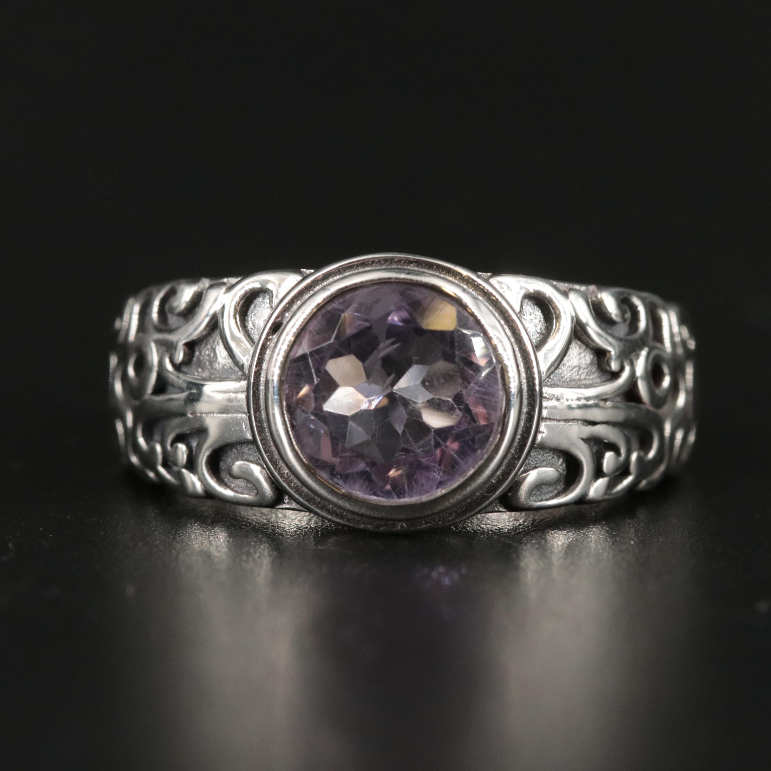 Sterling Amethyst Ring