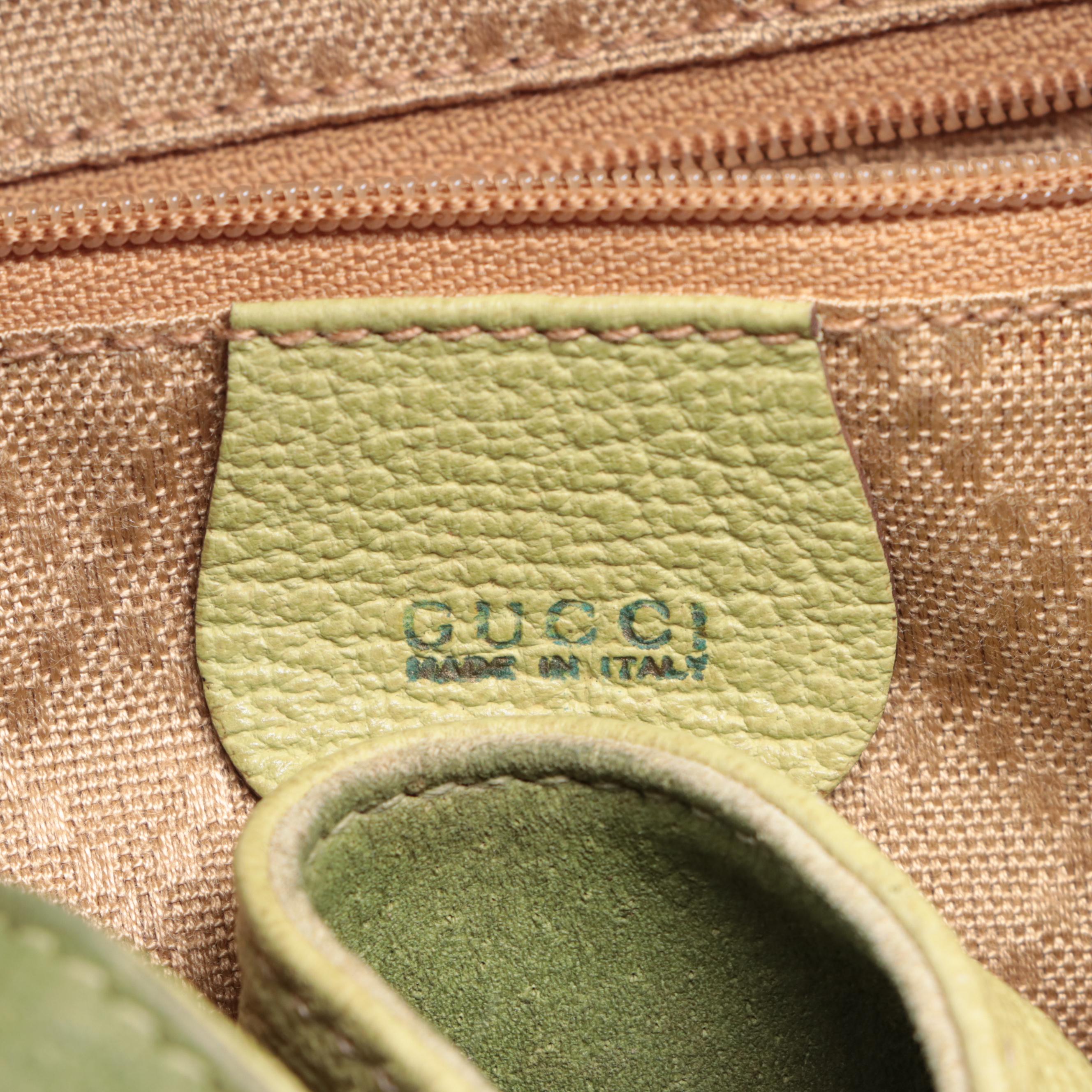 Gucci Bamboo Medium Rucksack Backpack in Cinghiale Leather