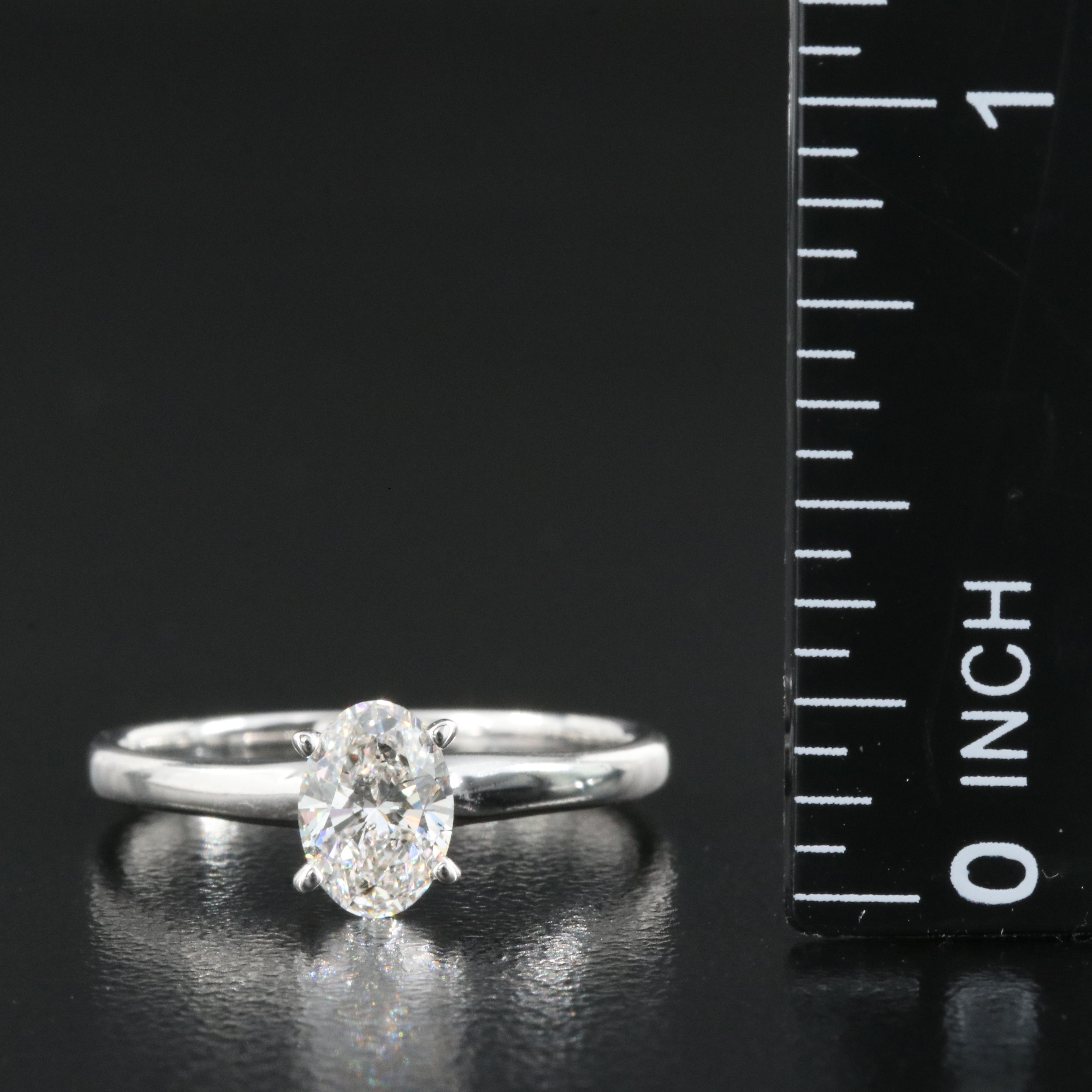 14K 0.68 CT Lab Grown Diamond Solitaire Ring