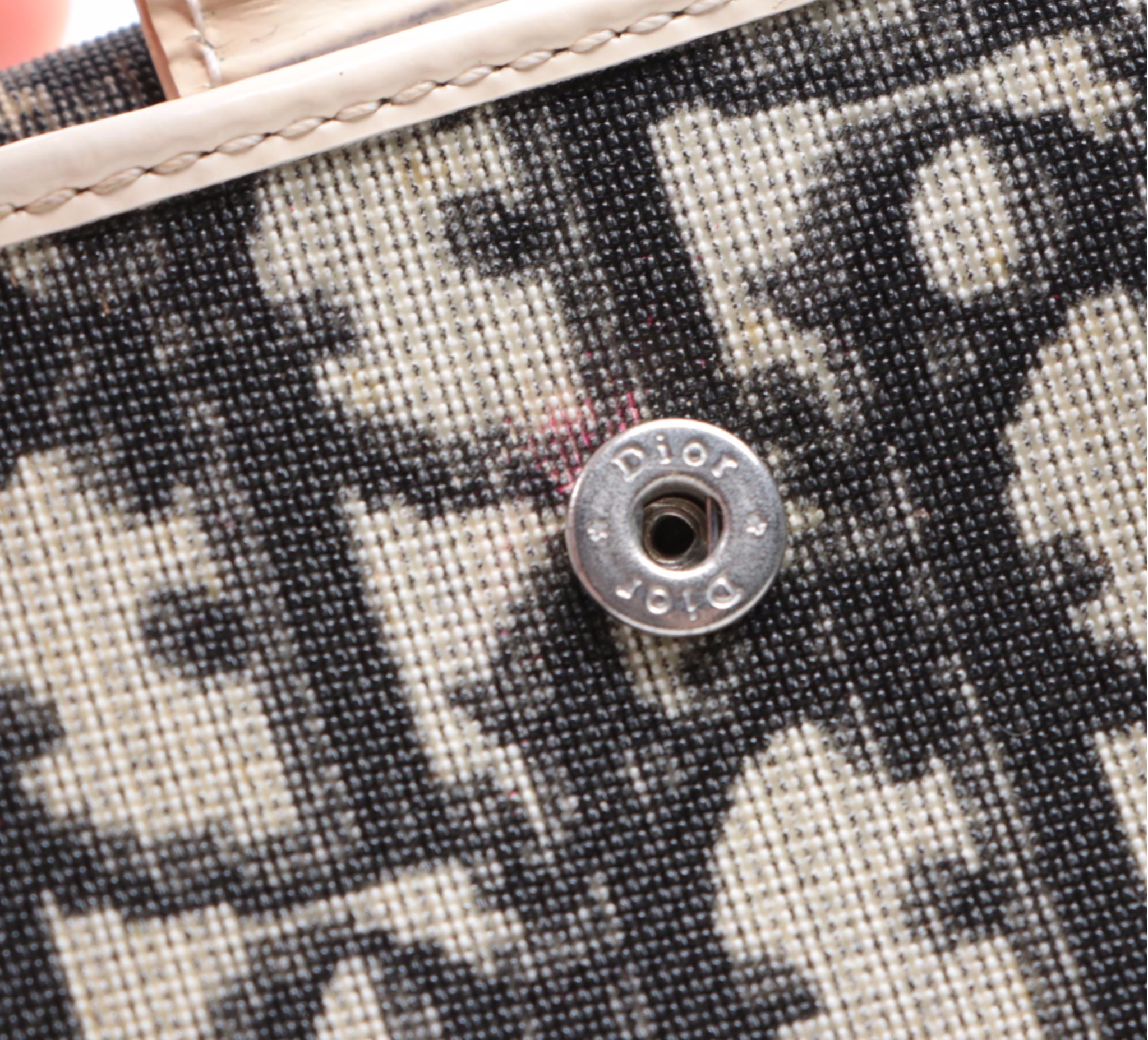 Christian Dior Compact Wallet in Monogram Coated Canvas and Leather