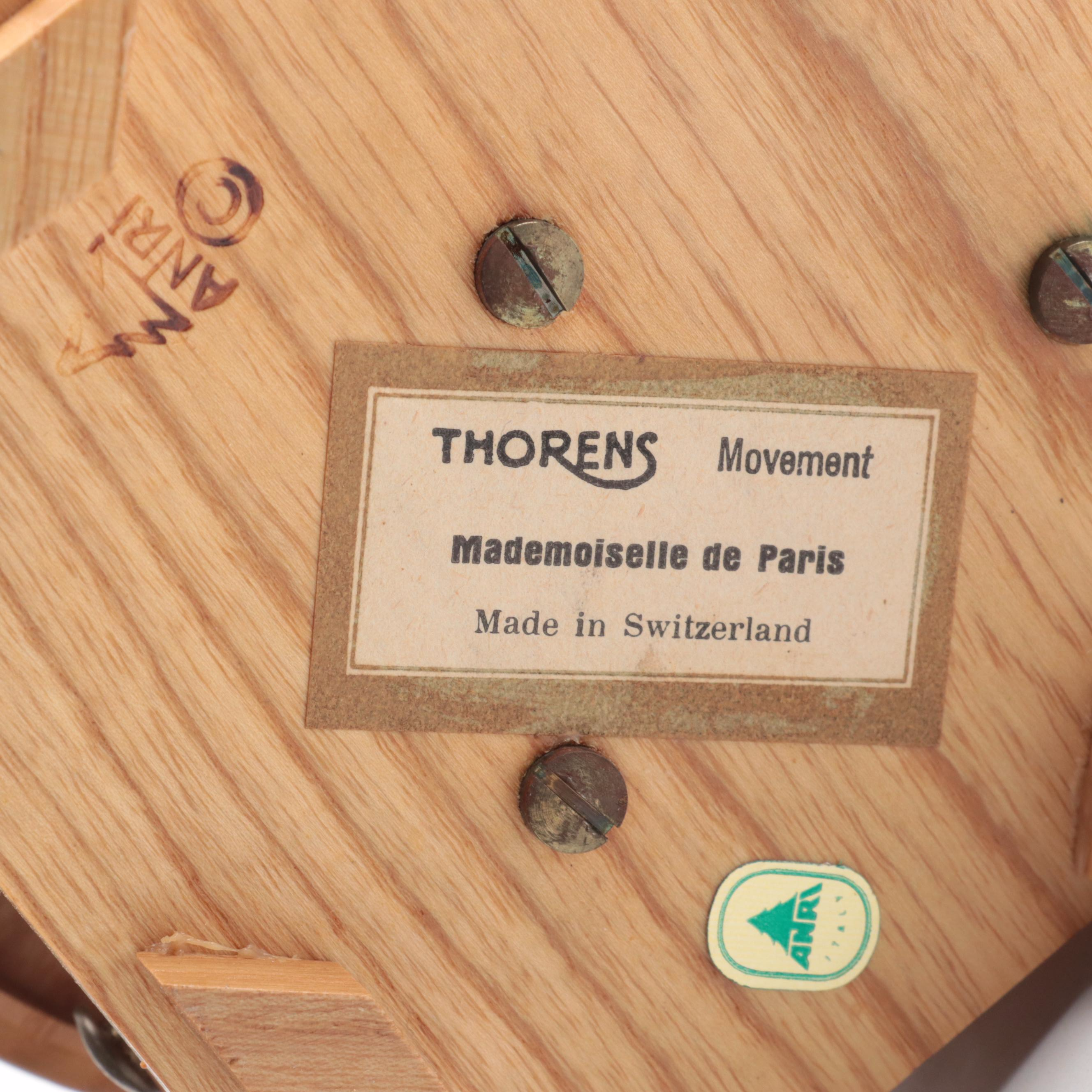 Steinbach and ANRI Music Boxes with Thornes Movements and Coo Coo Clock