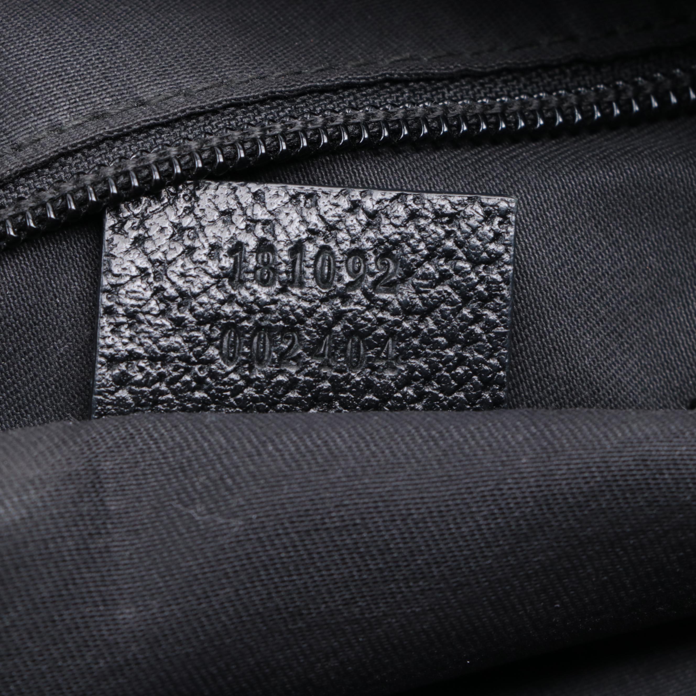 Gucci Web Crossbody Bag in GG Canvas and Cinghiale Leather