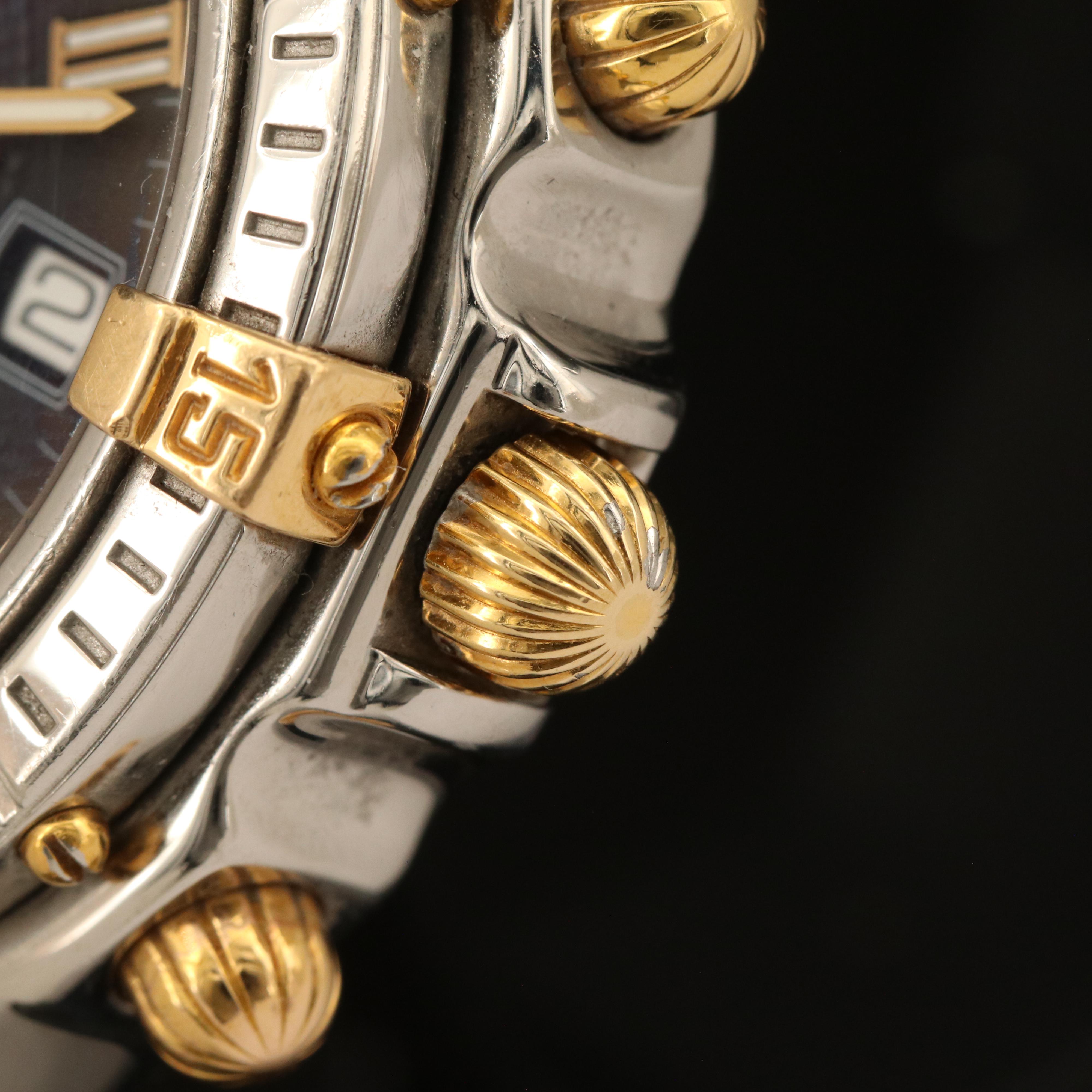 Breitling Crosswind 18K and Stainless Steel Chronograph Watch