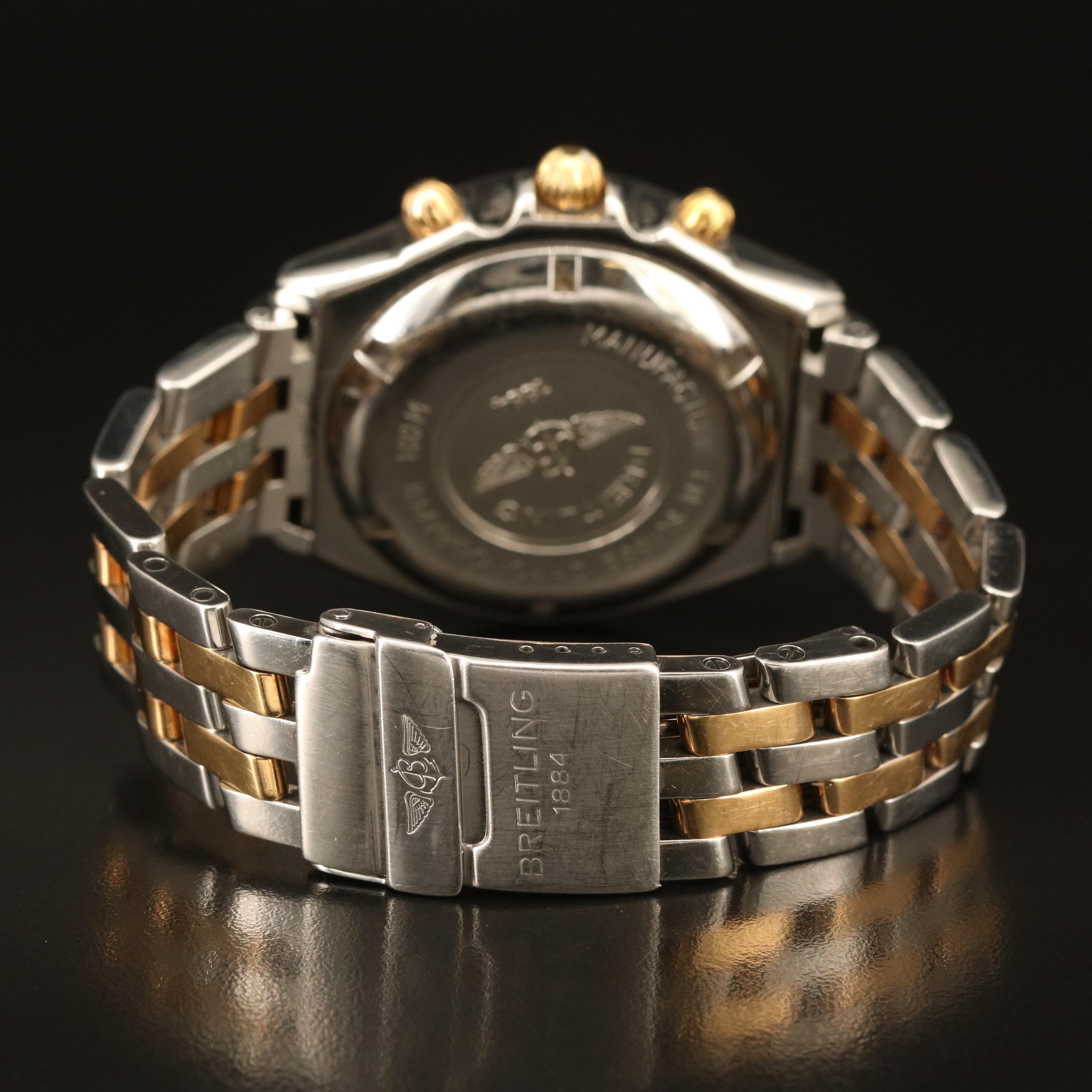 Breitling Crosswind 18K and Stainless Steel Chronograph Watch