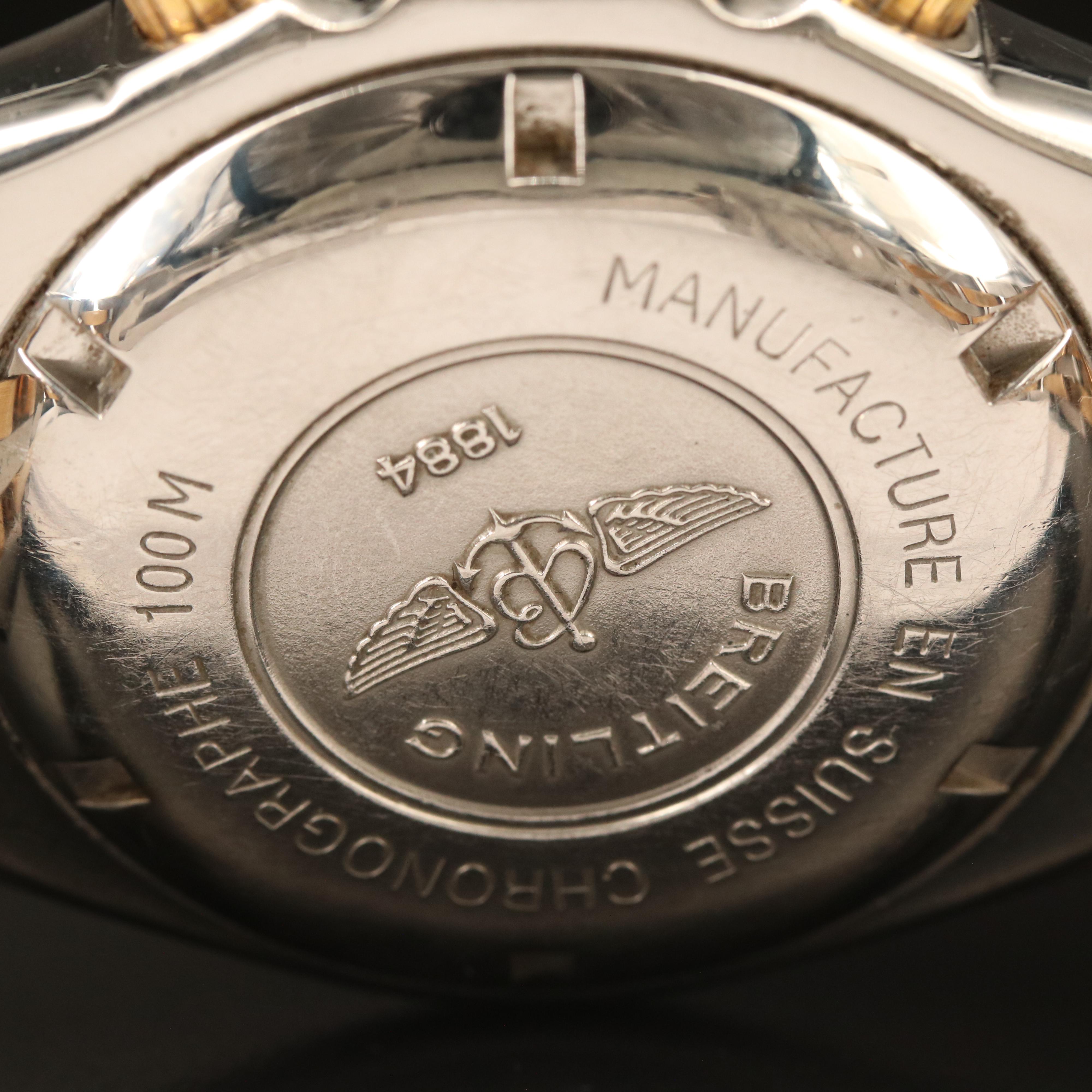 Breitling Crosswind 18K and Stainless Steel Chronograph Watch