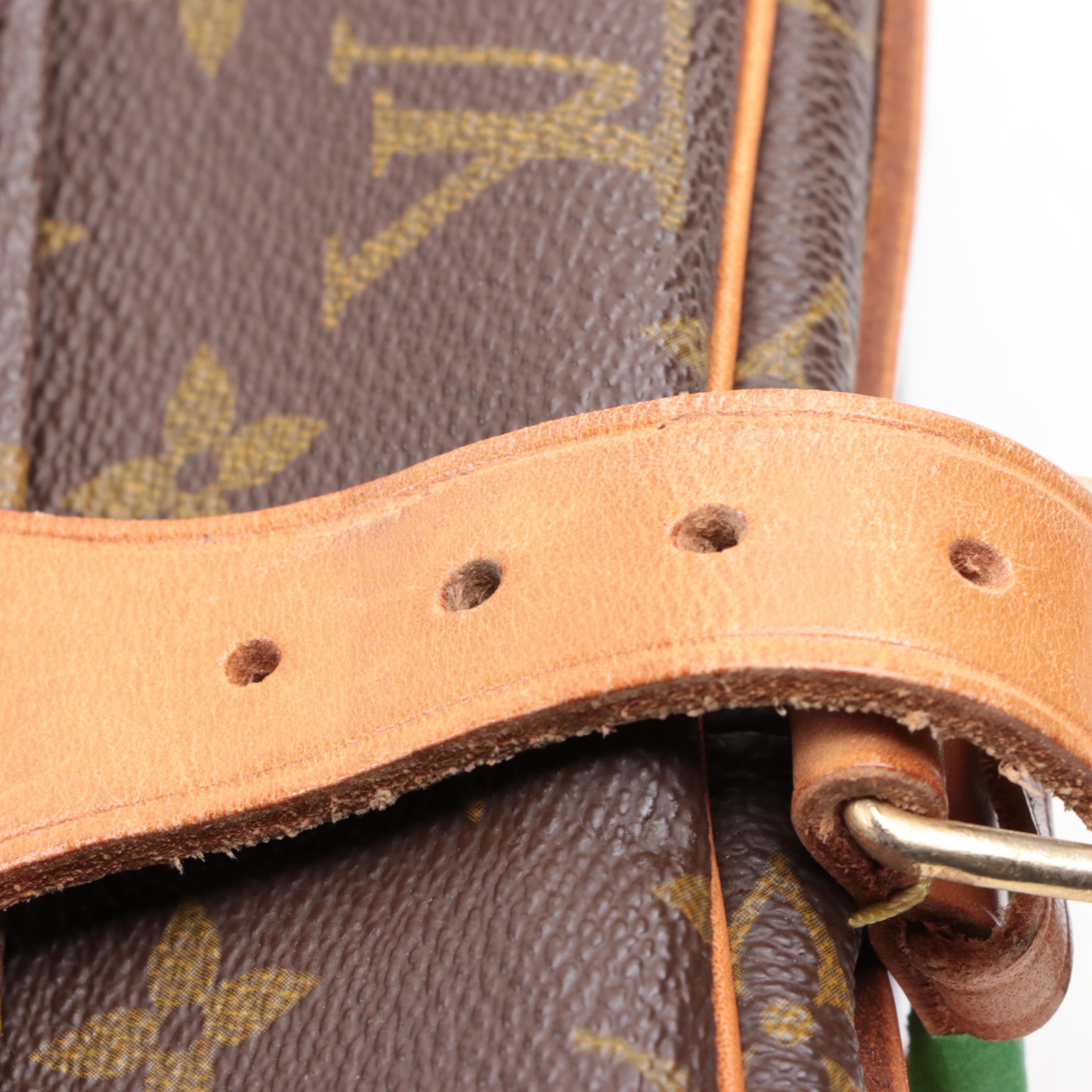 Louis Vuitton Cartouchière GM in Monogram Canvas and Vachetta Leather