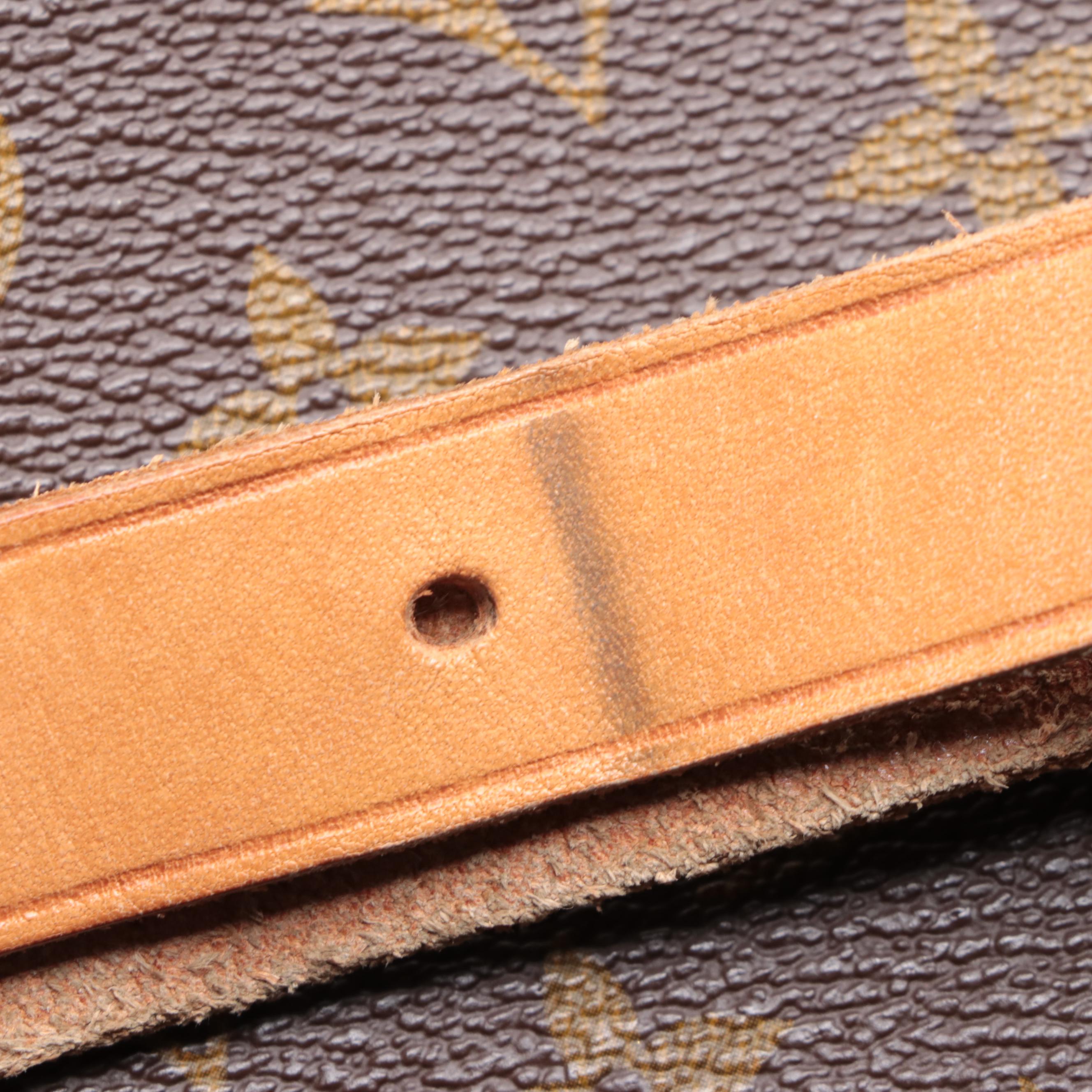 Louis Vuitton Cartouchière GM in Monogram Canvas and Vachetta Leather