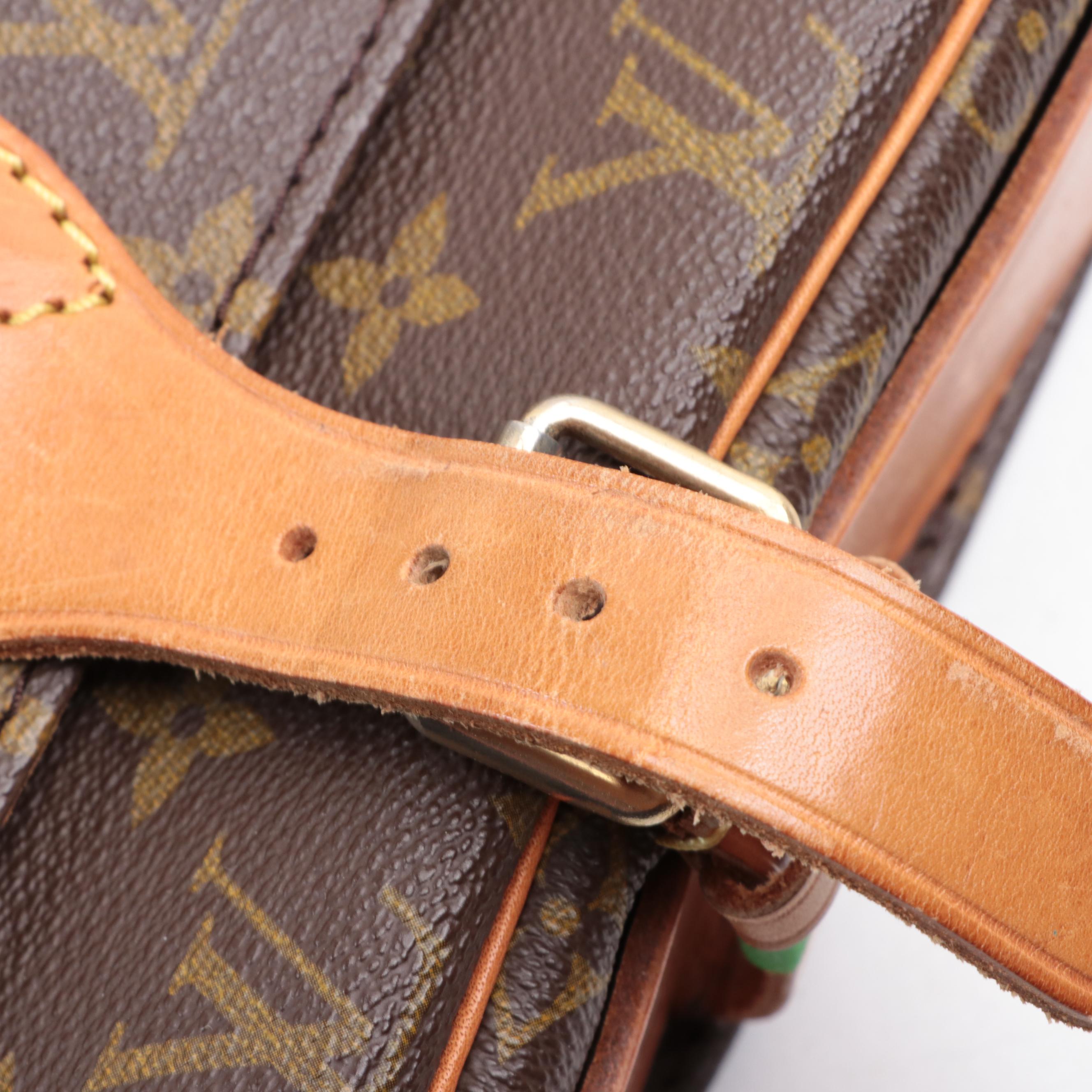 Louis Vuitton Cartouchière GM in Monogram Canvas and Vachetta Leather