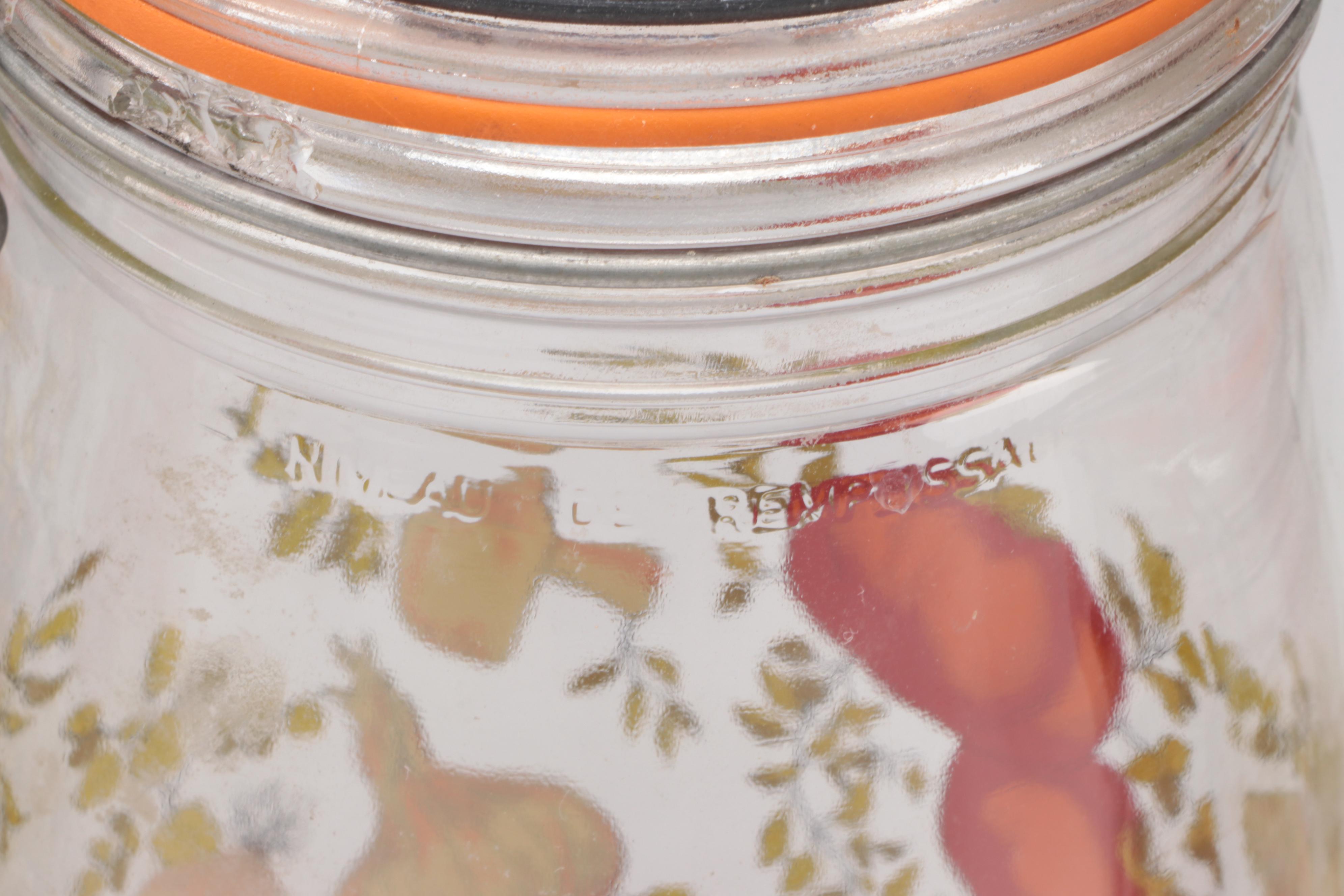 Arc French Glass "Spice of Life Glass" Jars