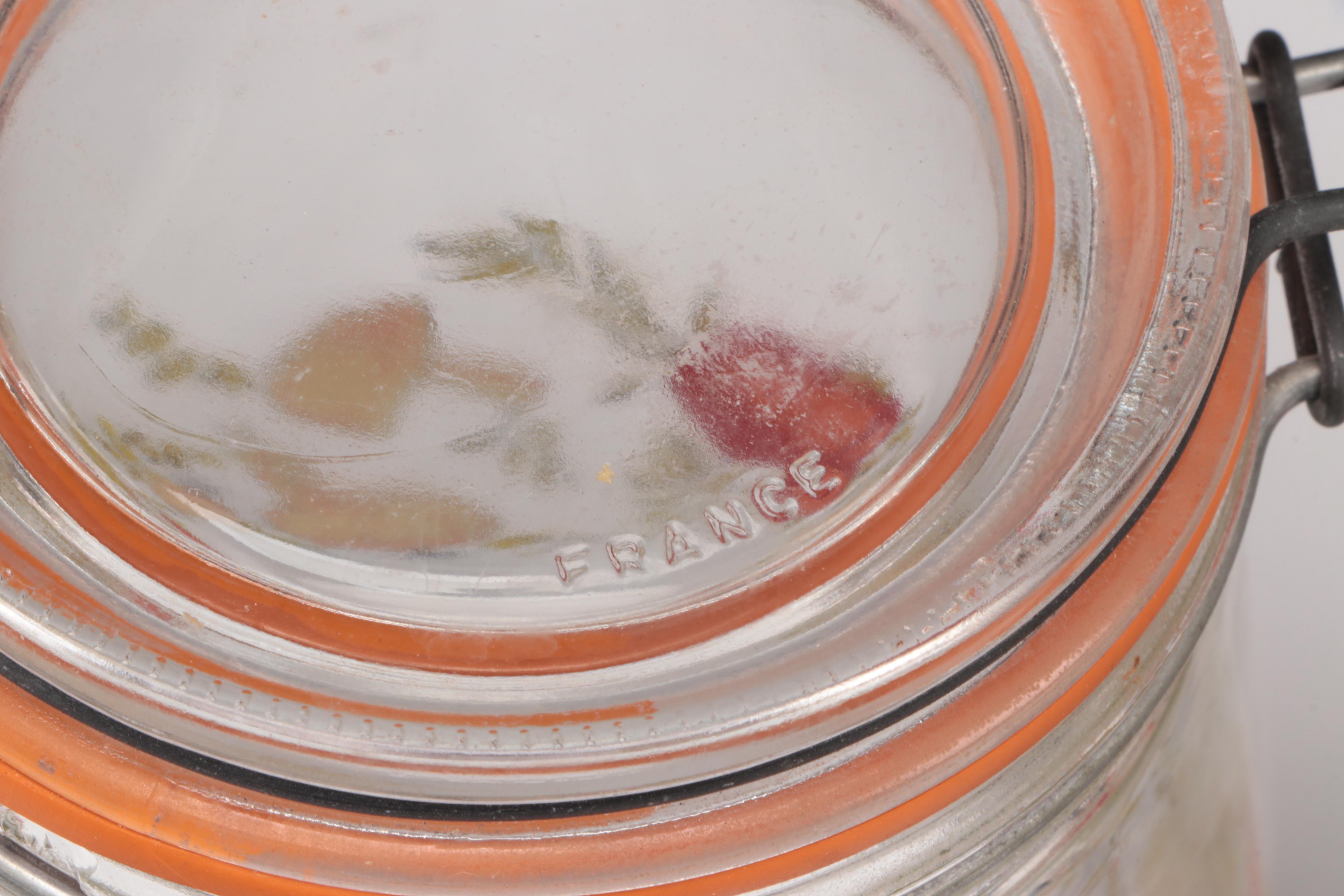 Arc French Glass "Spice of Life Glass" Jars