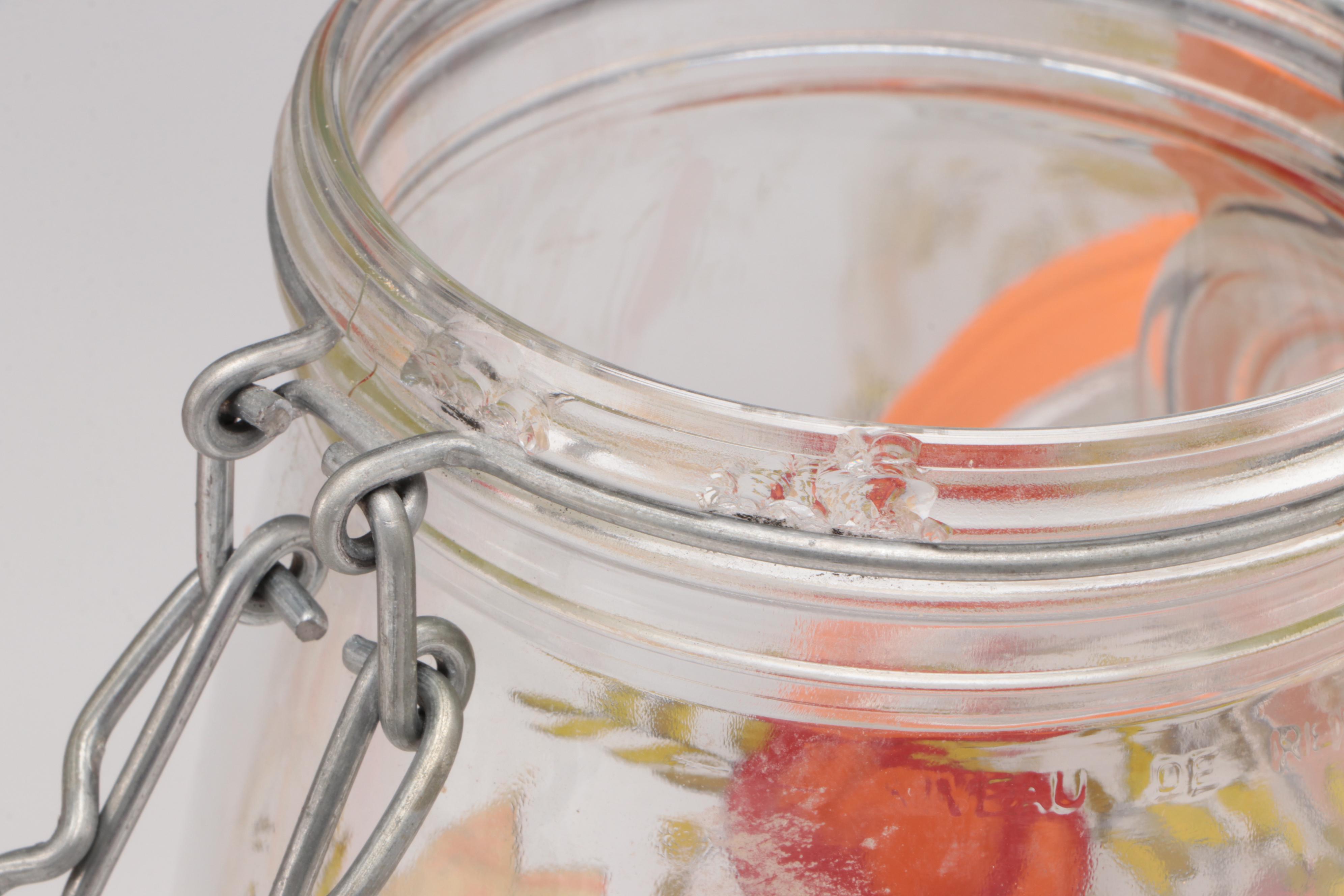 Arc French Glass "Spice of Life Glass" Jars