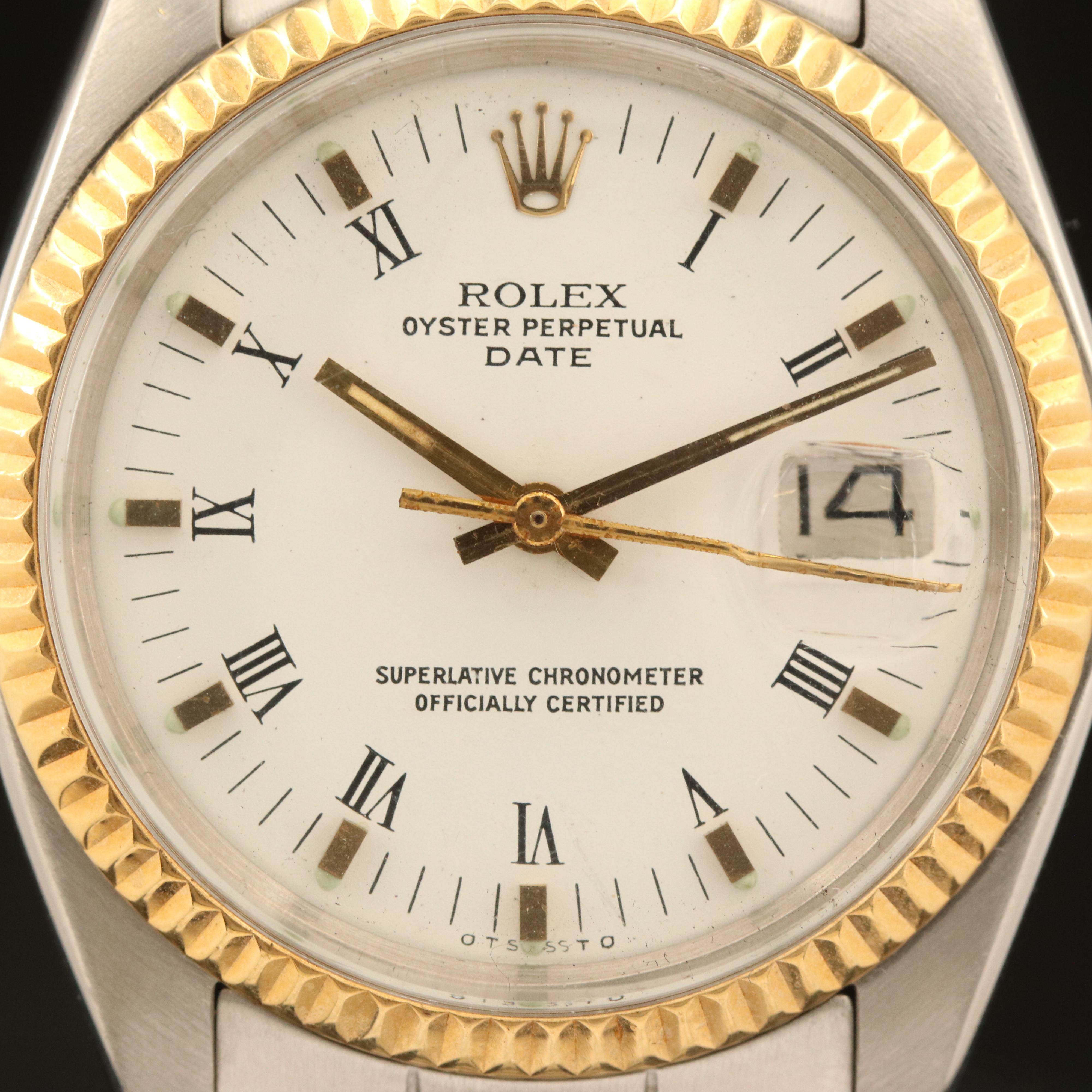 Vintage 1977 Rolex Oyster Perpetual Date Watch