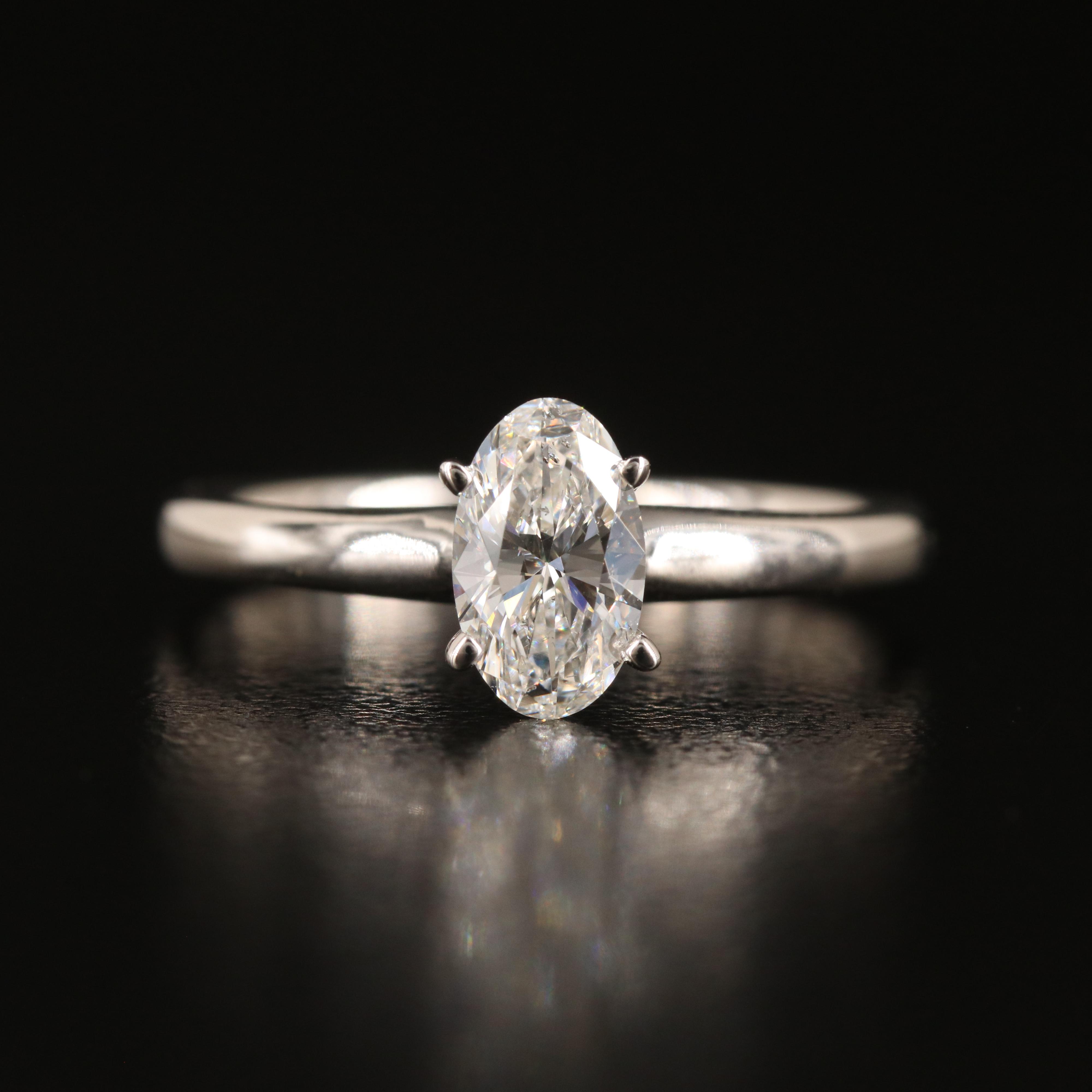 14K 0.68 CT Lab Grown Diamond Solitaire Ring