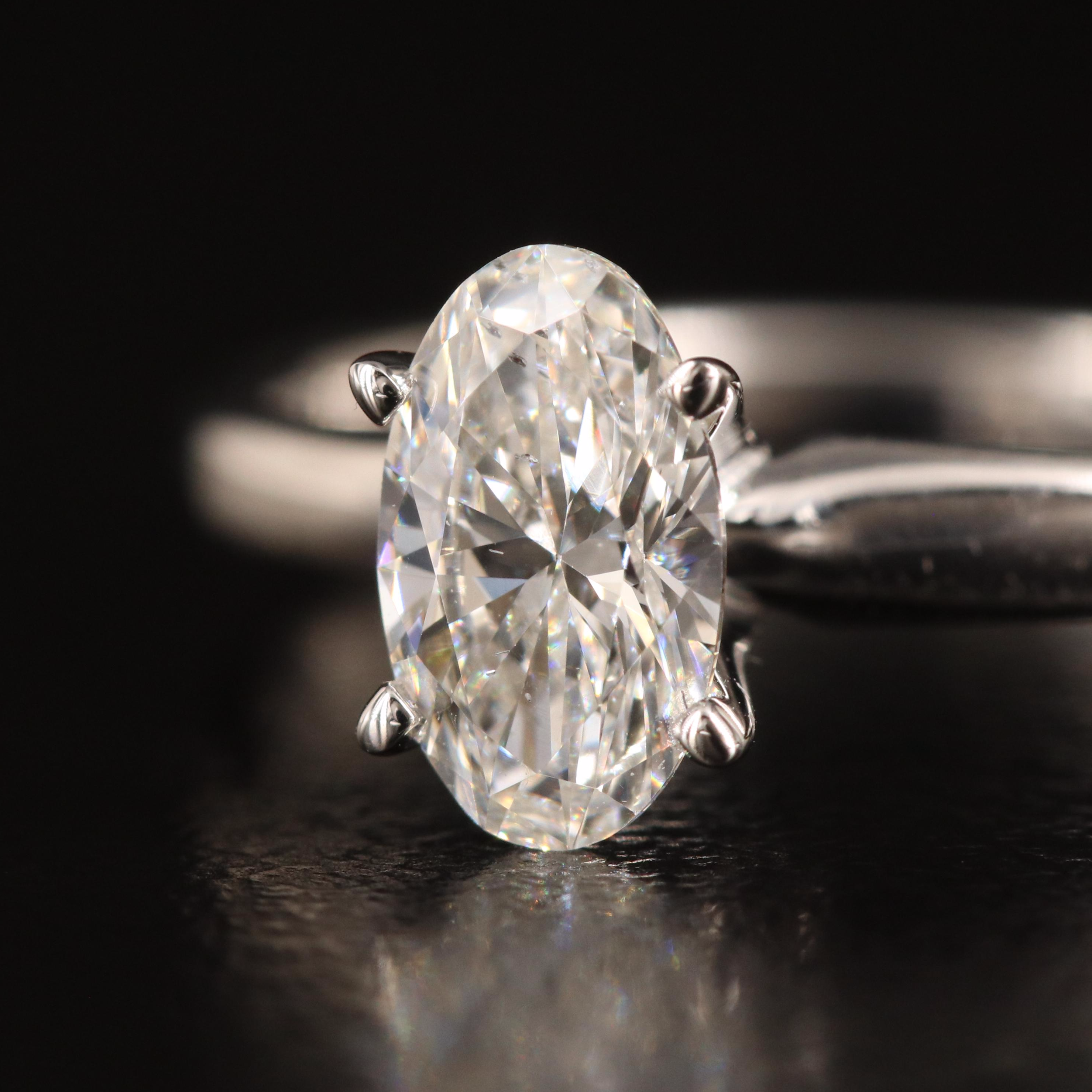 14K 0.68 CT Lab Grown Diamond Solitaire Ring