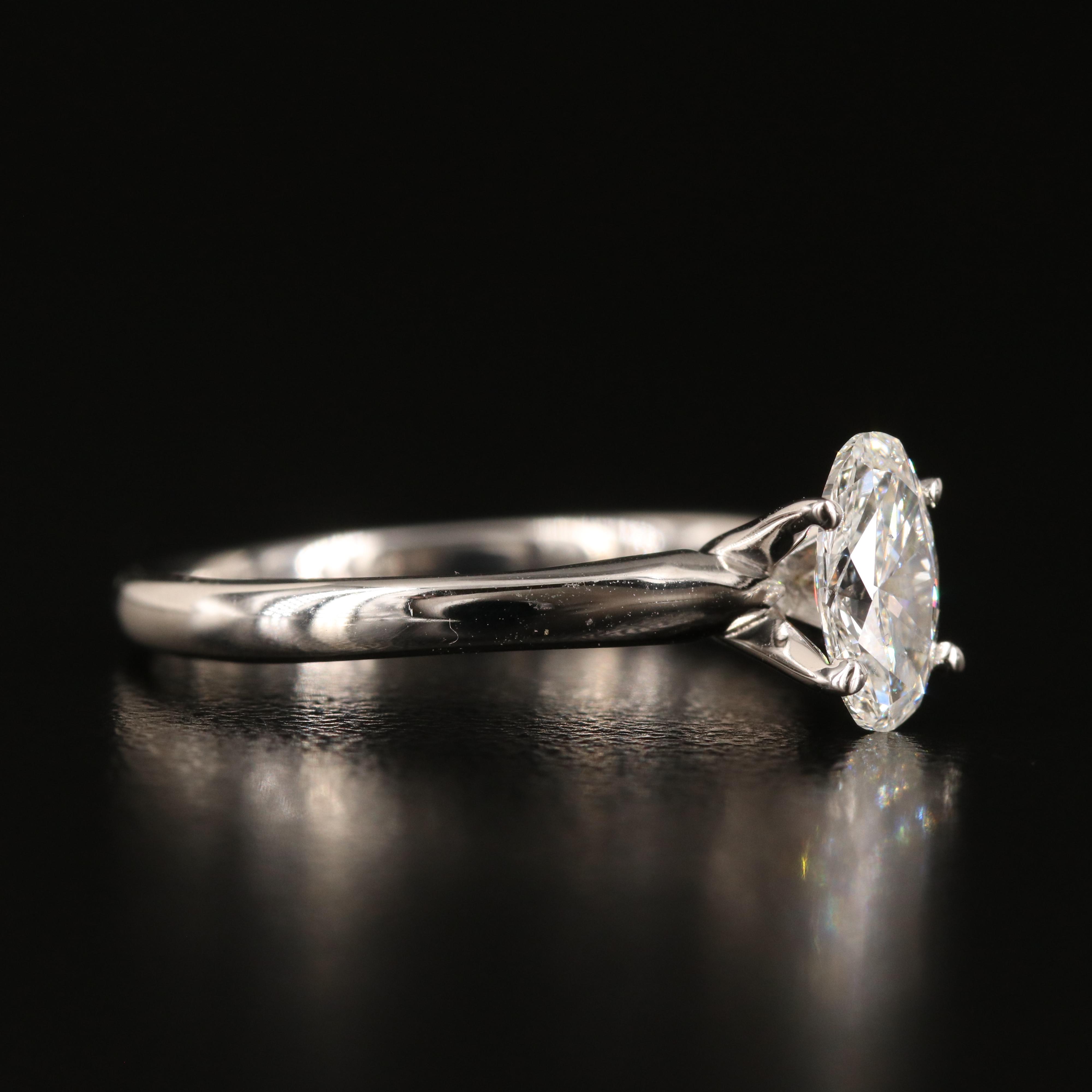 14K 0.68 CT Lab Grown Diamond Solitaire Ring