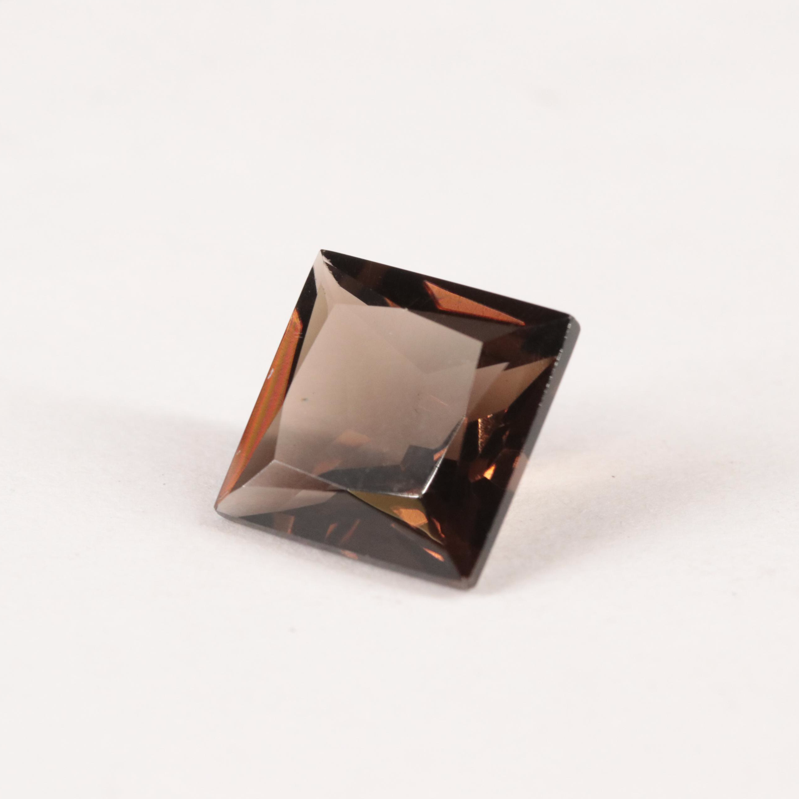 Loose 7.57 CT Smoky Quartz