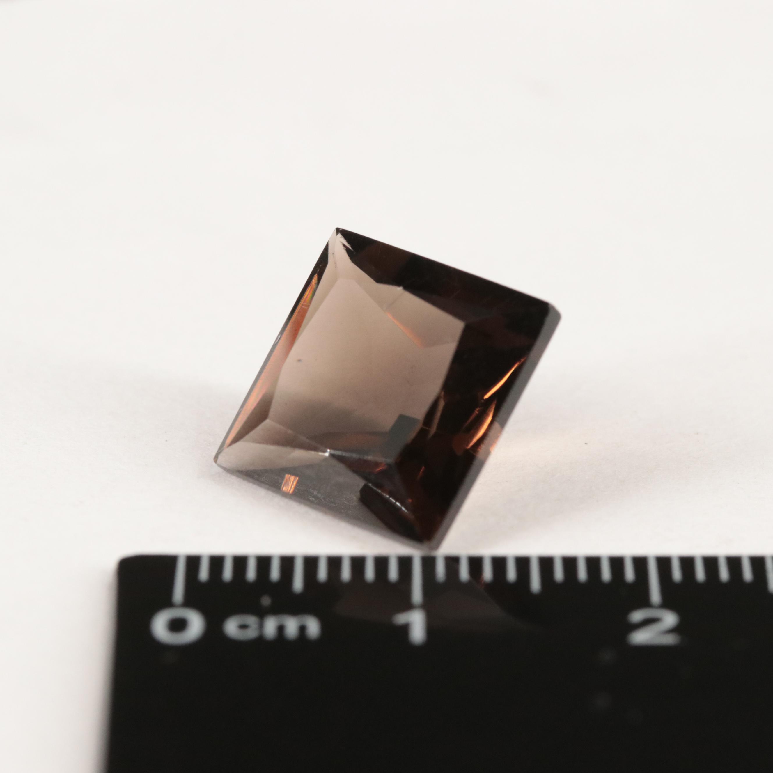 Loose 7.57 CT Smoky Quartz