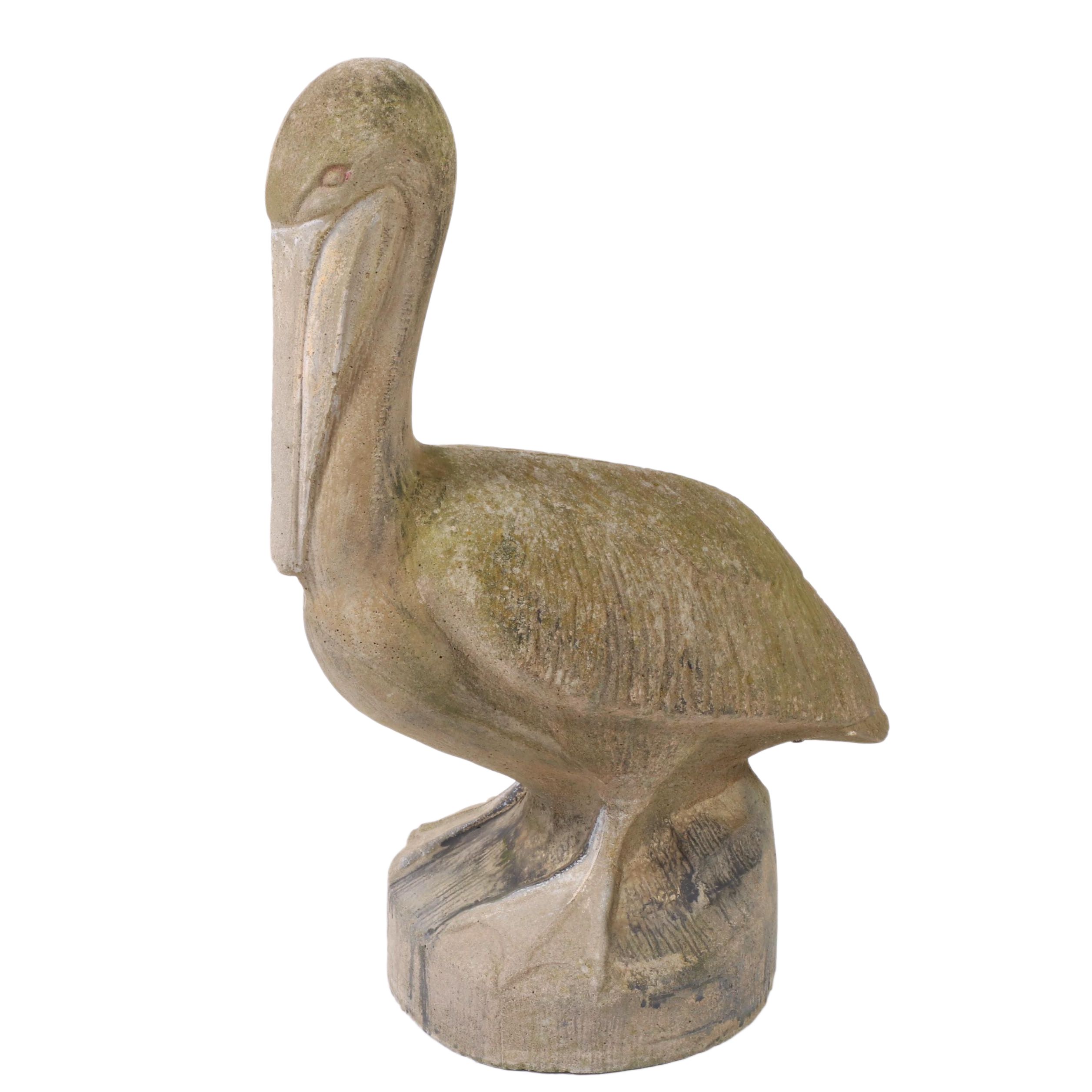 Cast Concrete Pelican Garden Statue