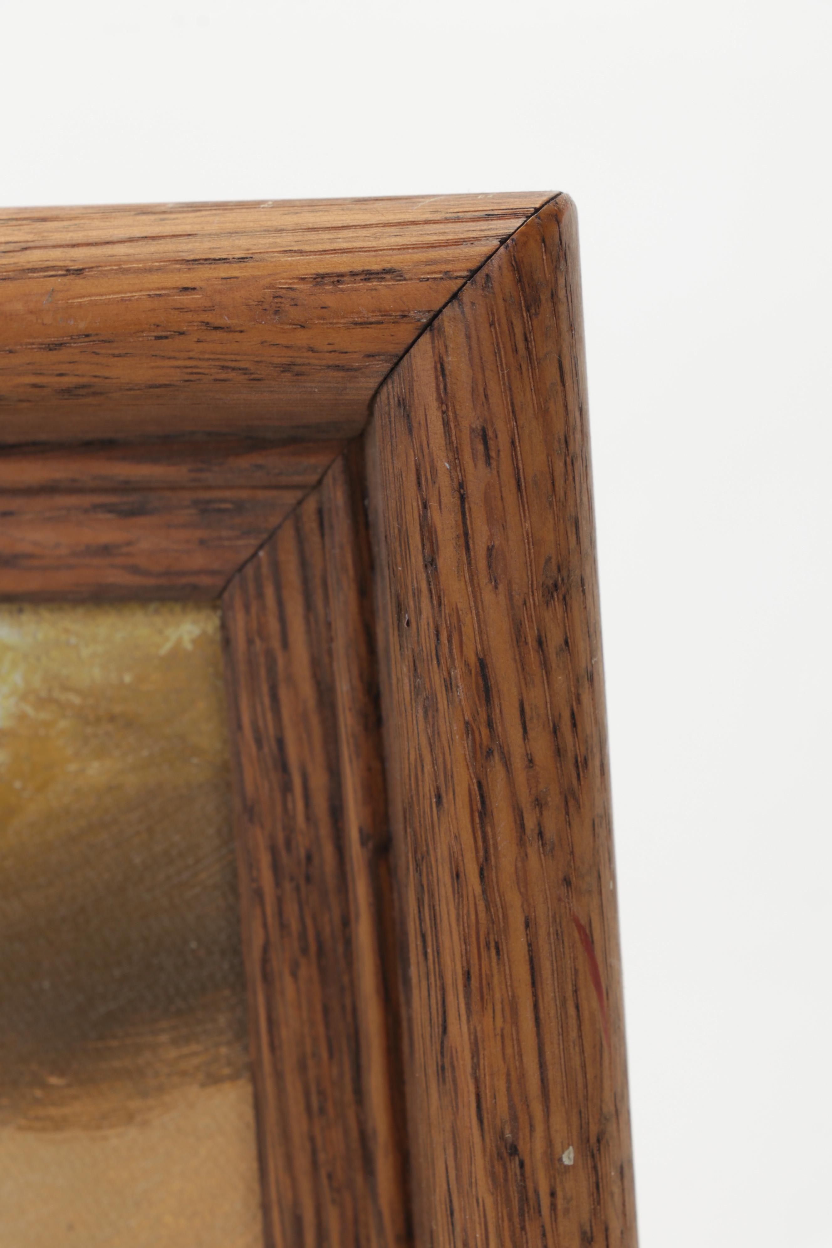 P. Dali Seascape Oil Painting of Waves Crashing on Rocky Beach, Circa 1972