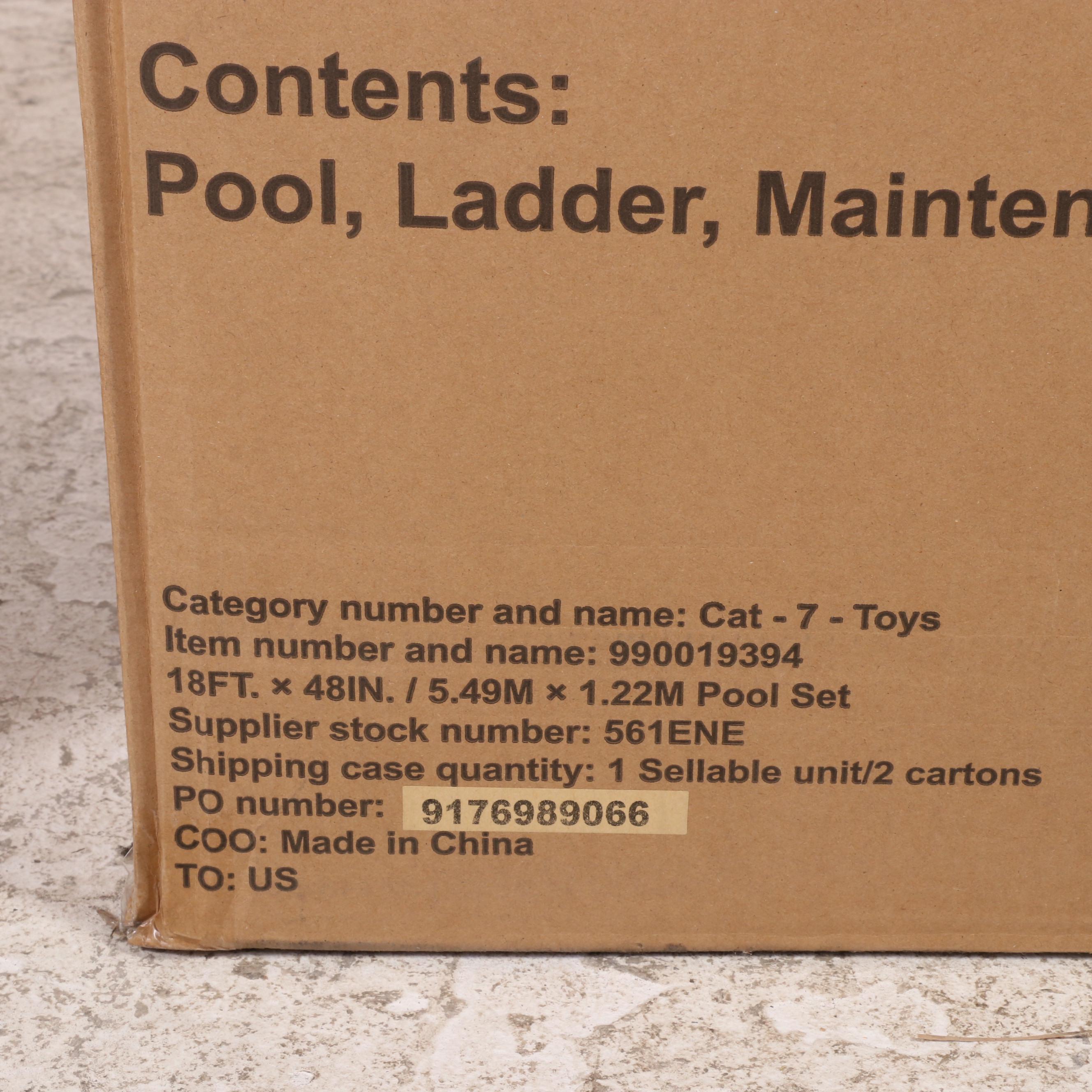 Bestway Power Steel 18’ x 48” Round Above Ground Pool Set