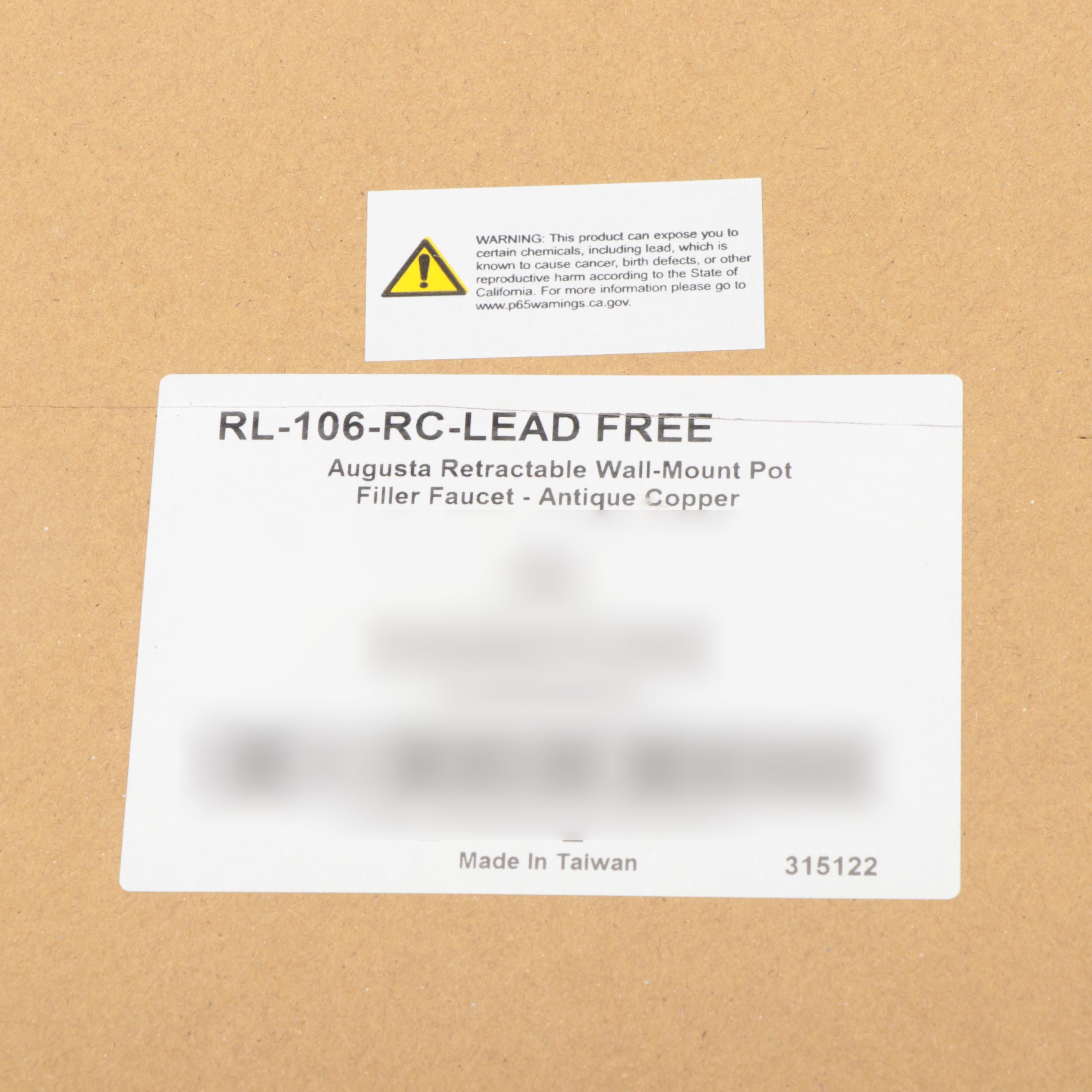 Antique Copper Finish Retractable Wall-Mount Pot Filler