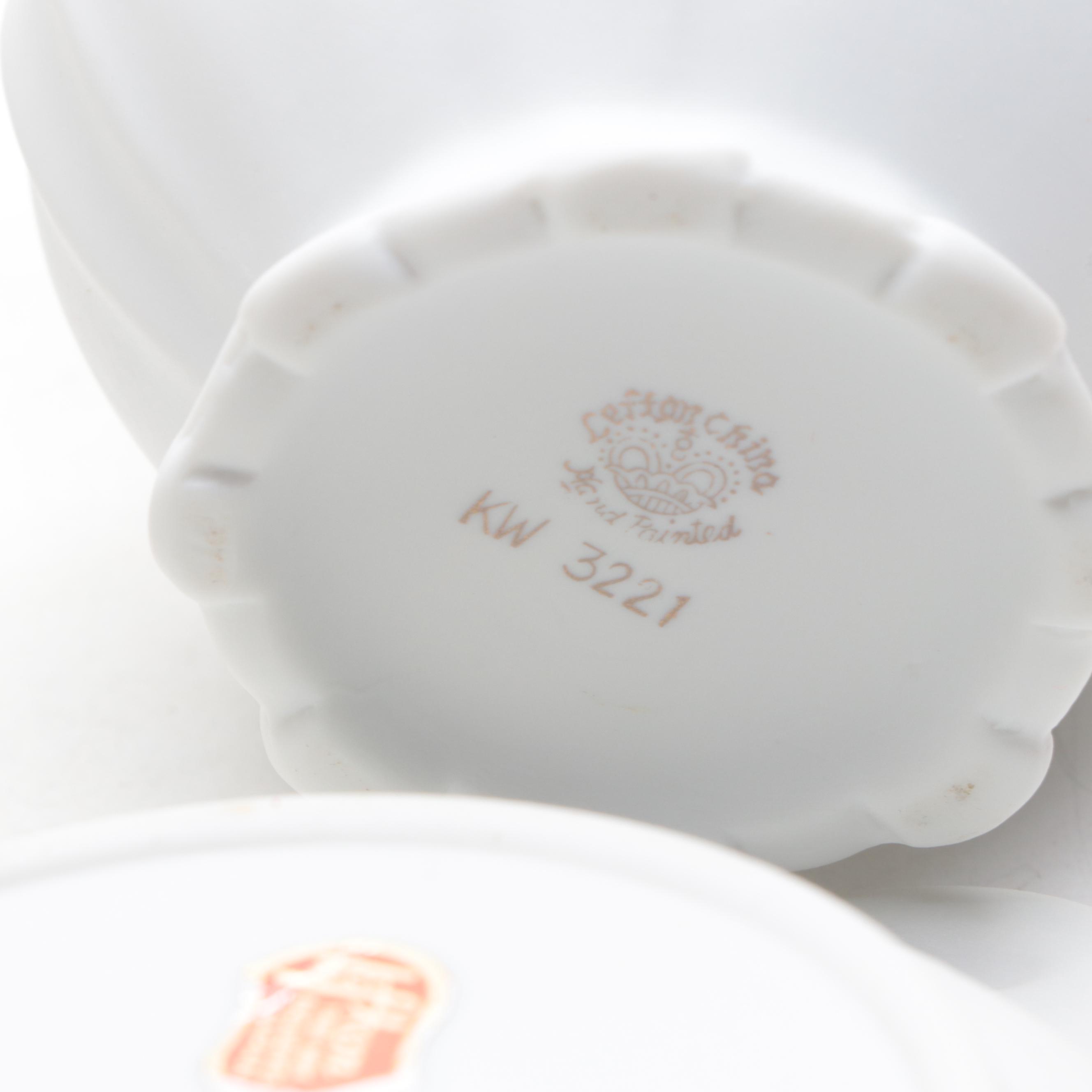 Japanese and Other Porcelain Figurines and Tableware with Vanity Décor