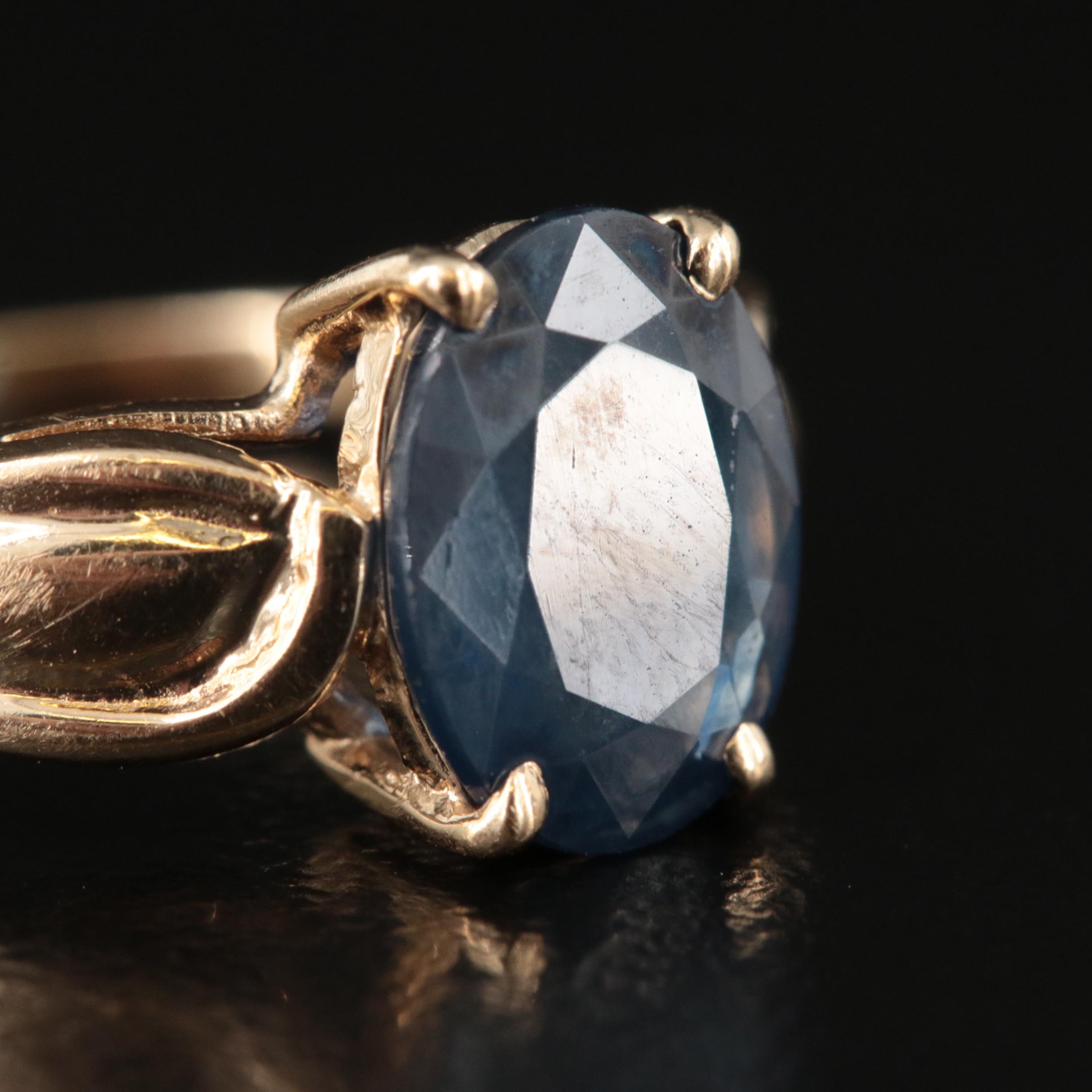 14K Sapphire Ring