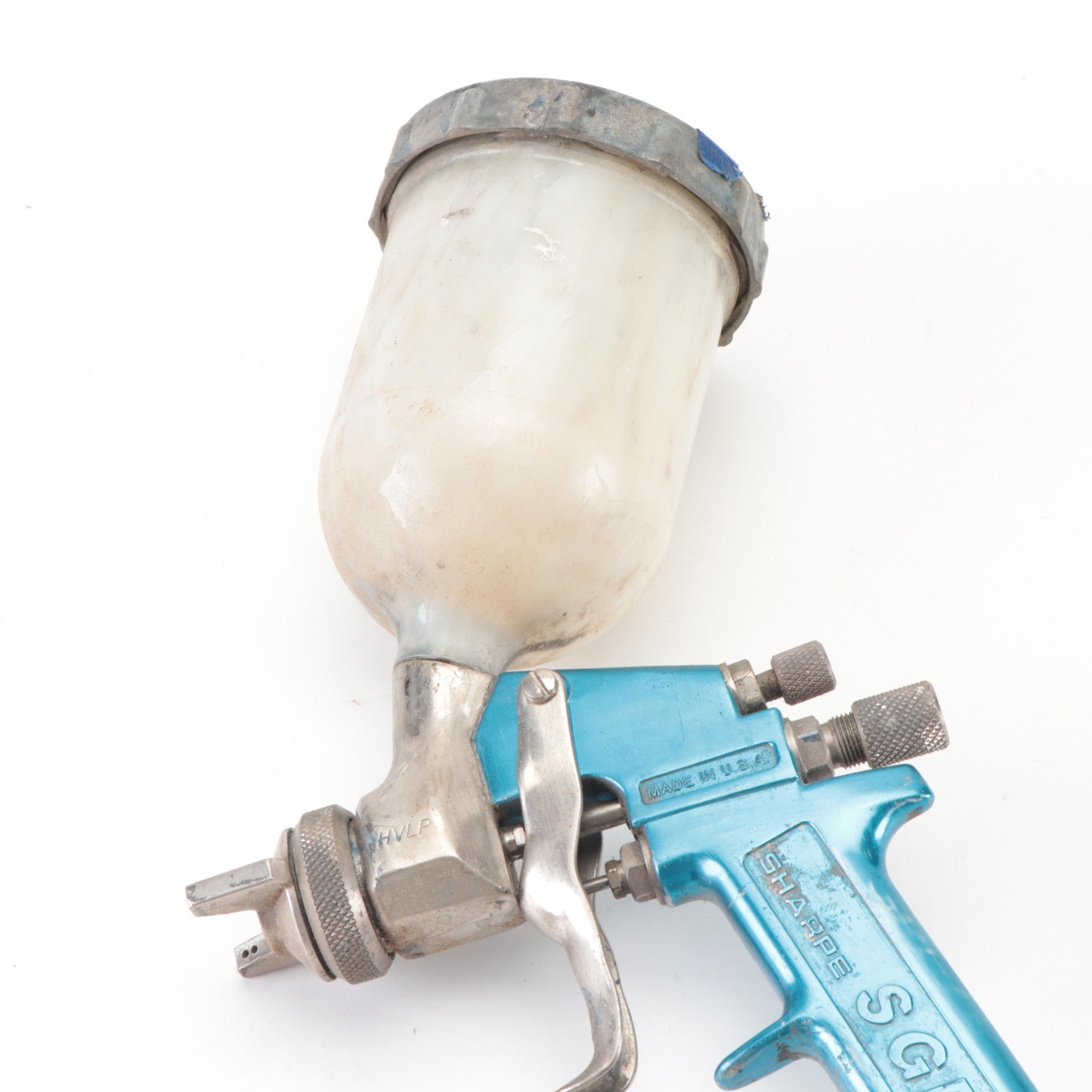 Gravity Feed Pneumatic Air Spray Guns With Gauges, Air Blow Gun