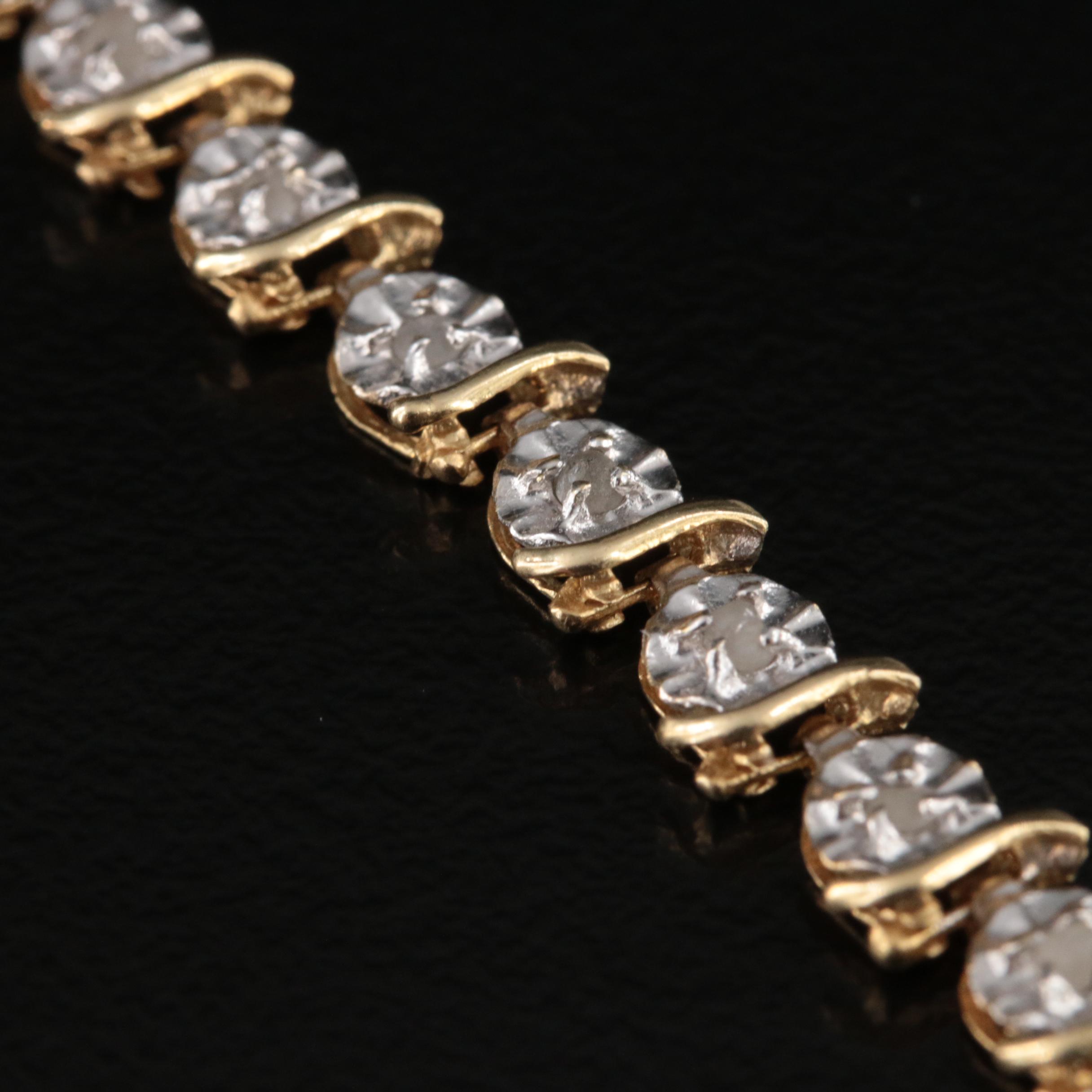 14K Diamond Bracelet