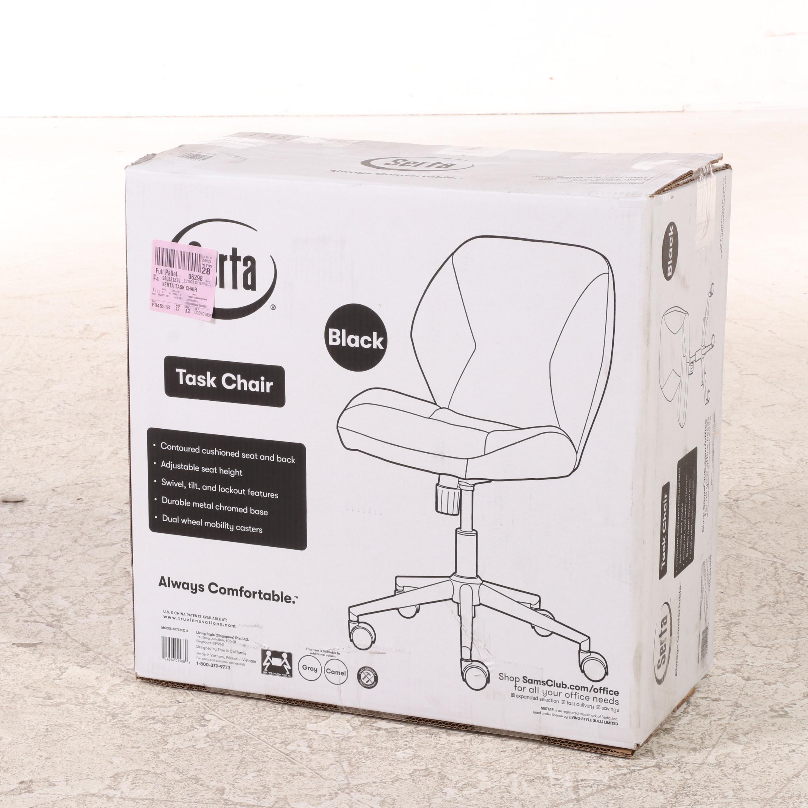 Serta Task Chair in Black