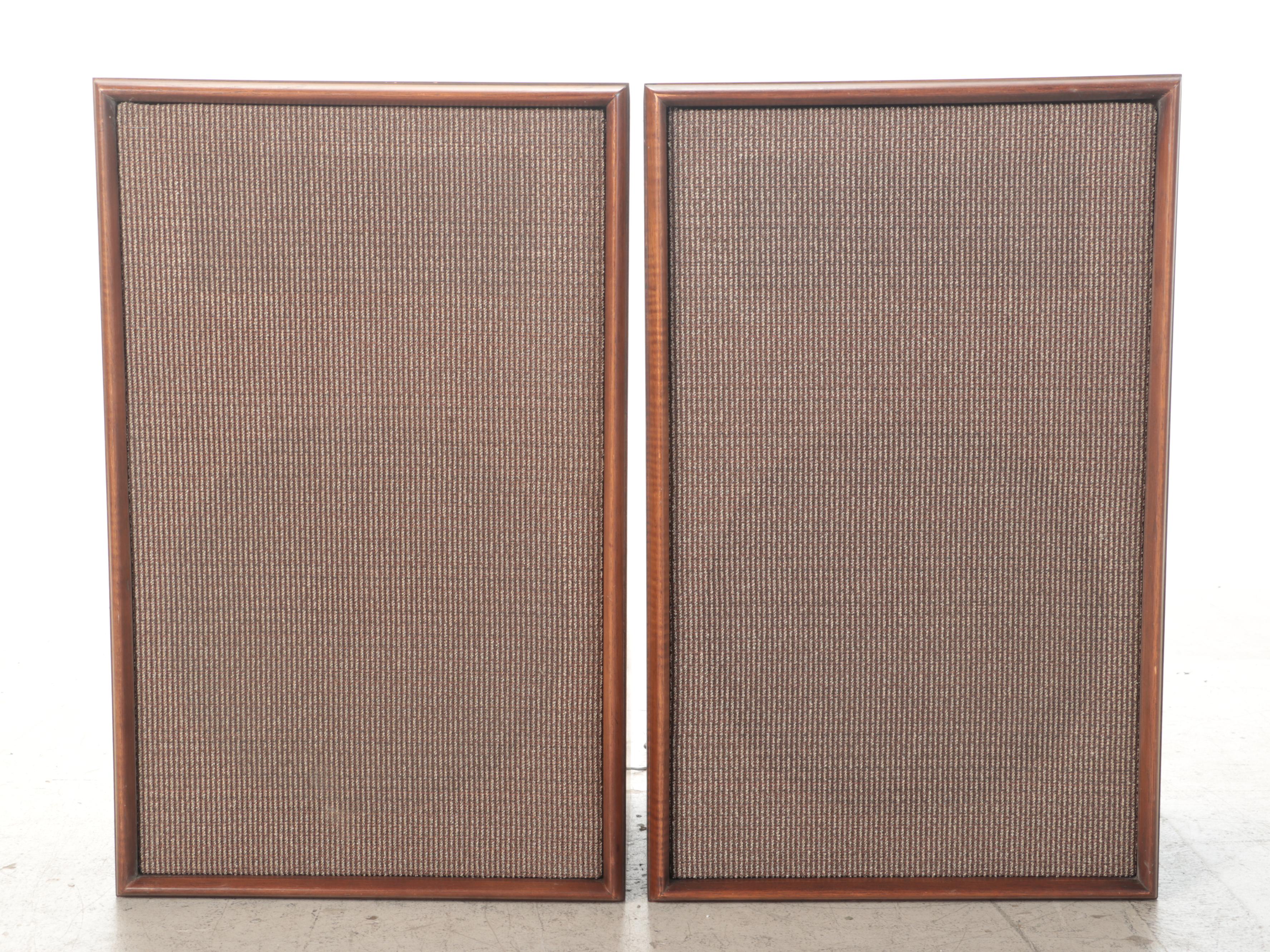 Magnavox S073 Walnut Floor Speakers