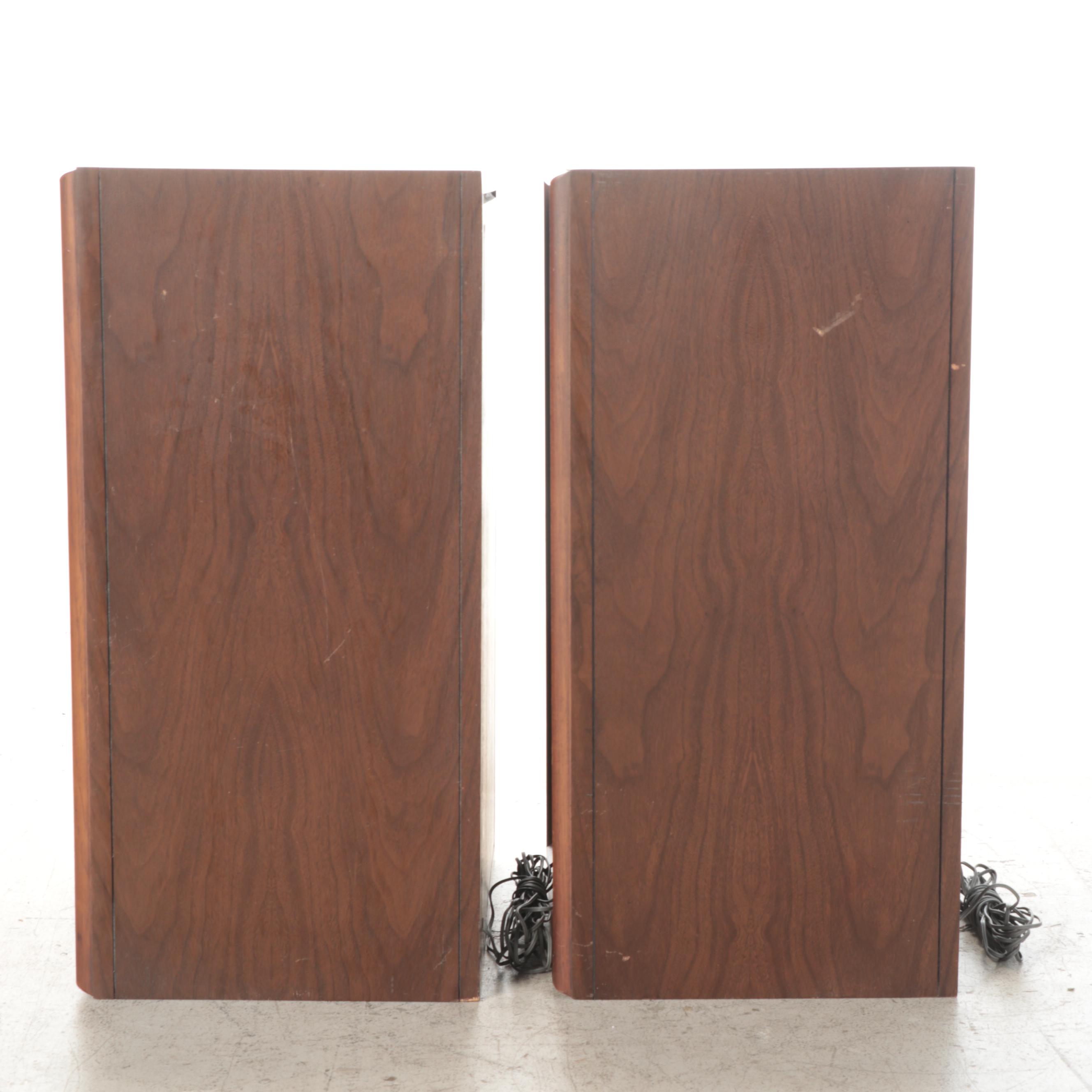 Magnavox S073 Walnut Floor Speakers