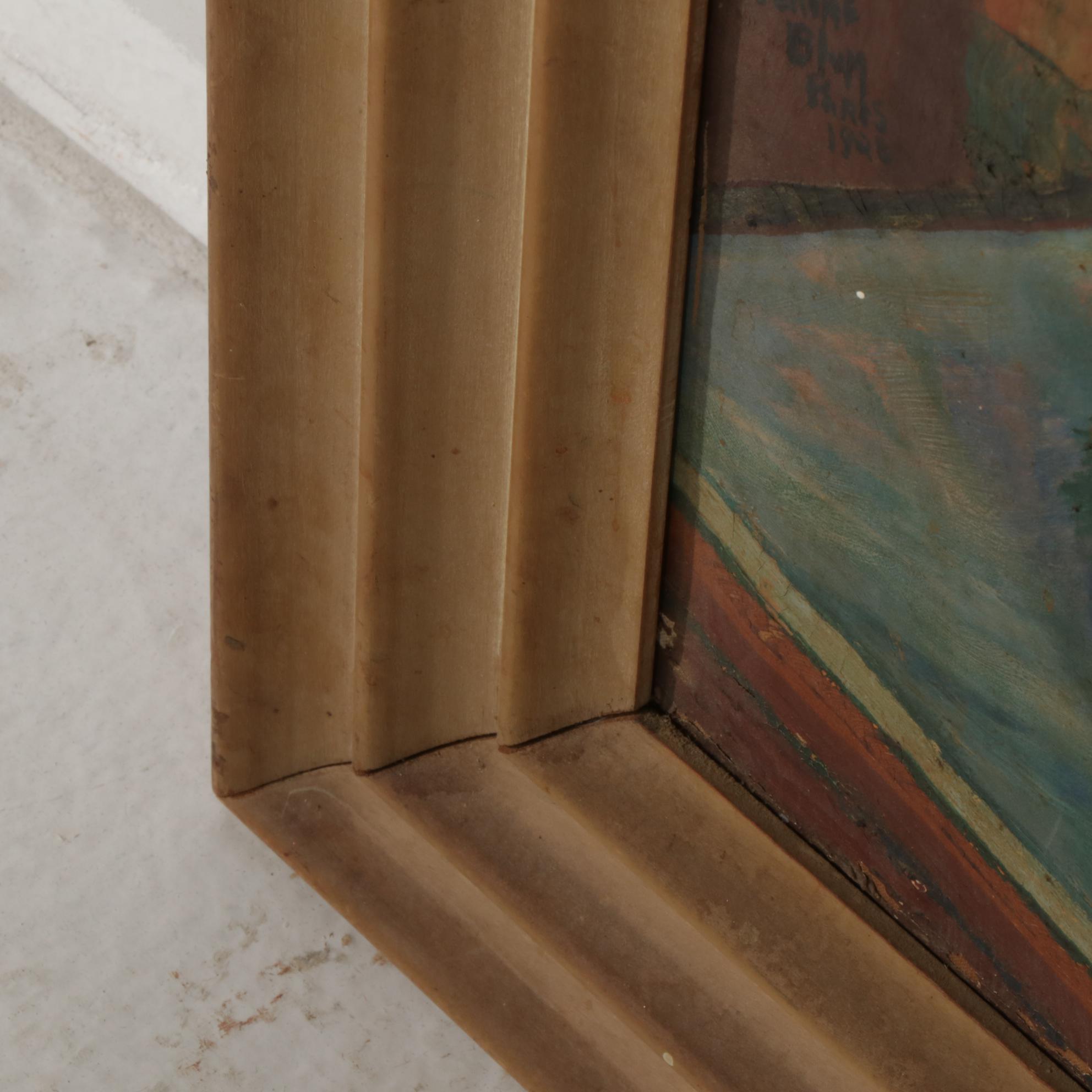 Jerome Blum Floral Still Life Oil Painting, 1928