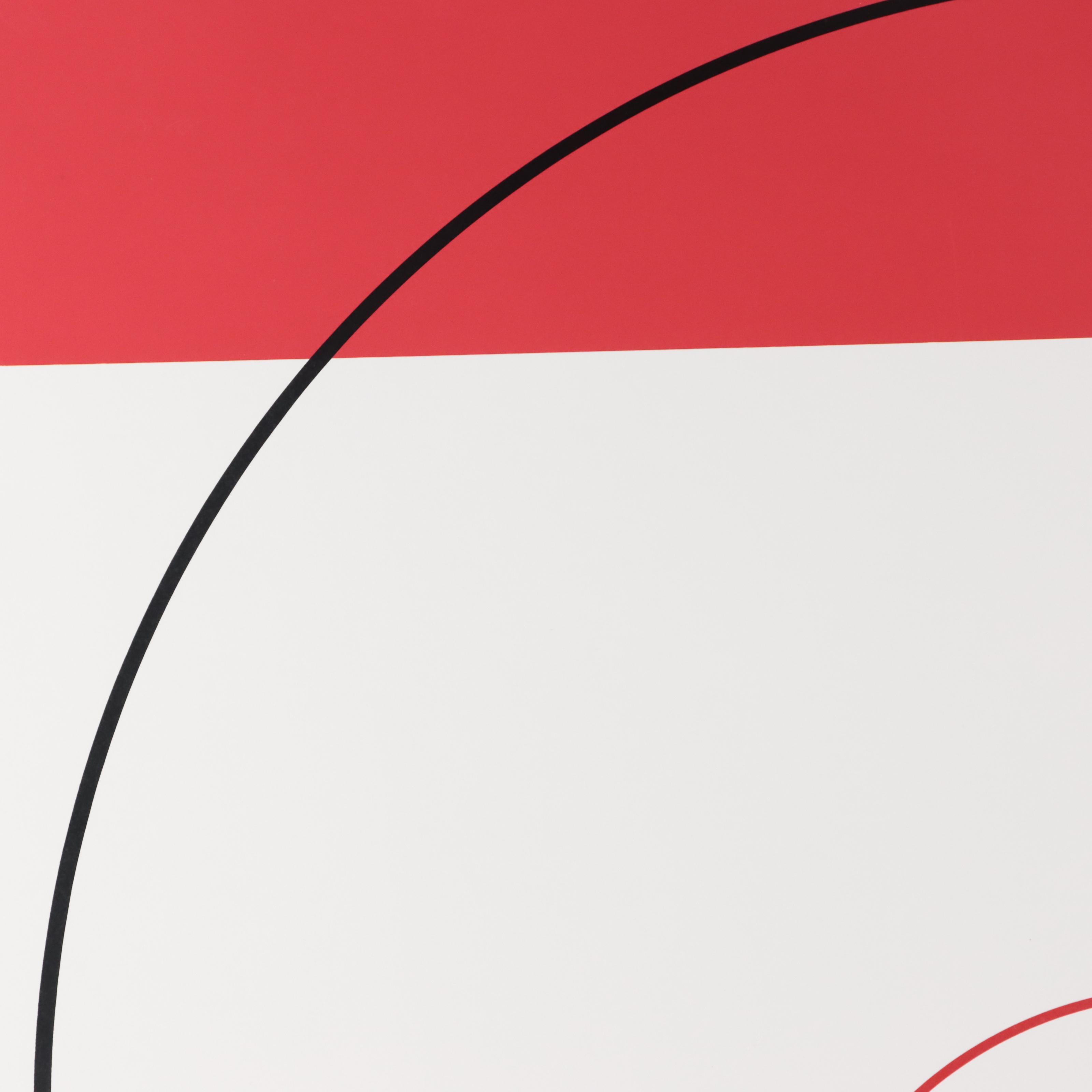 Thomas Whelan Benton Serigraph "Blue Landscape," 1979