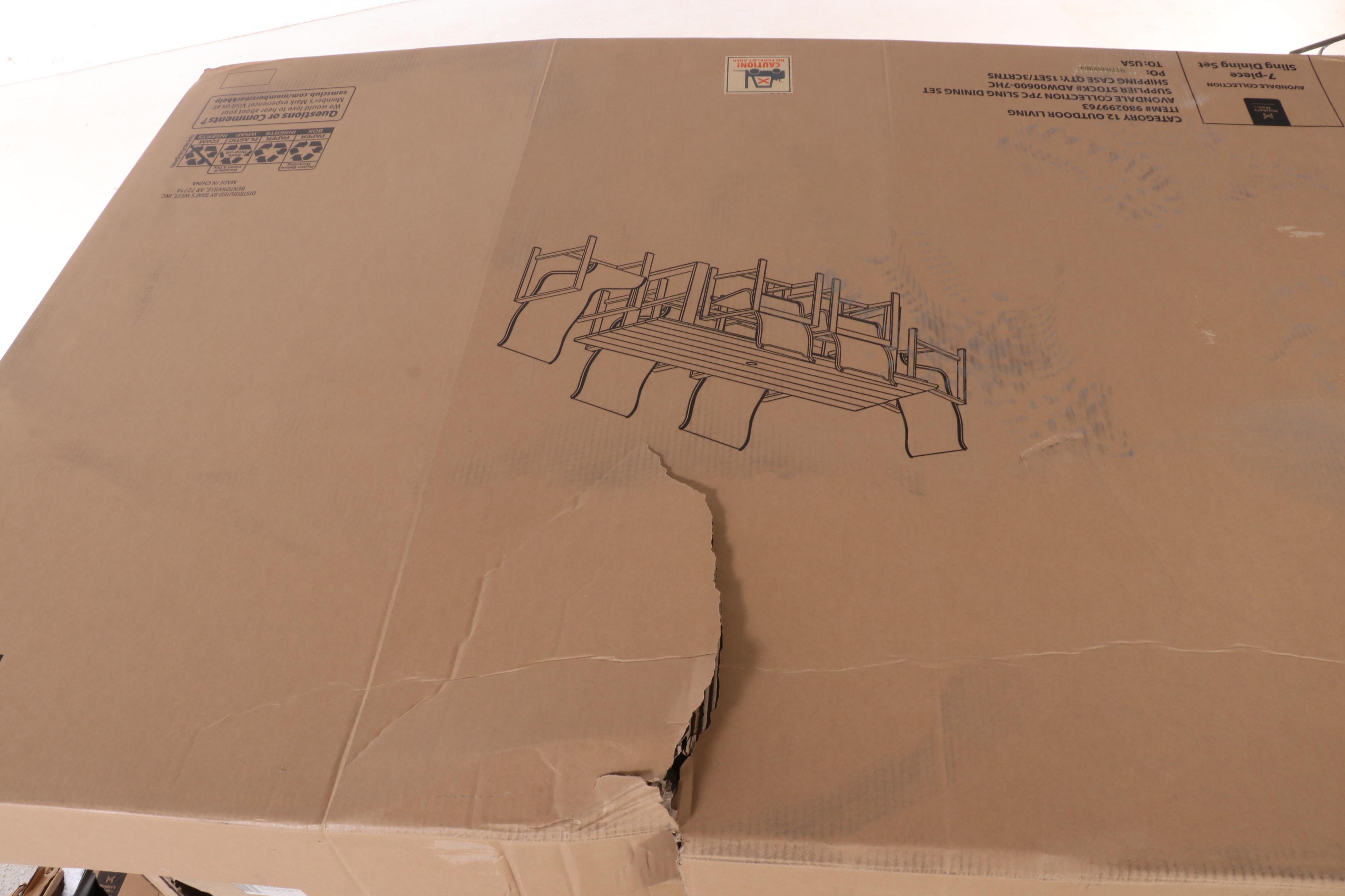 Member's Mark Avondale Seven-Piece Sling Dining Set