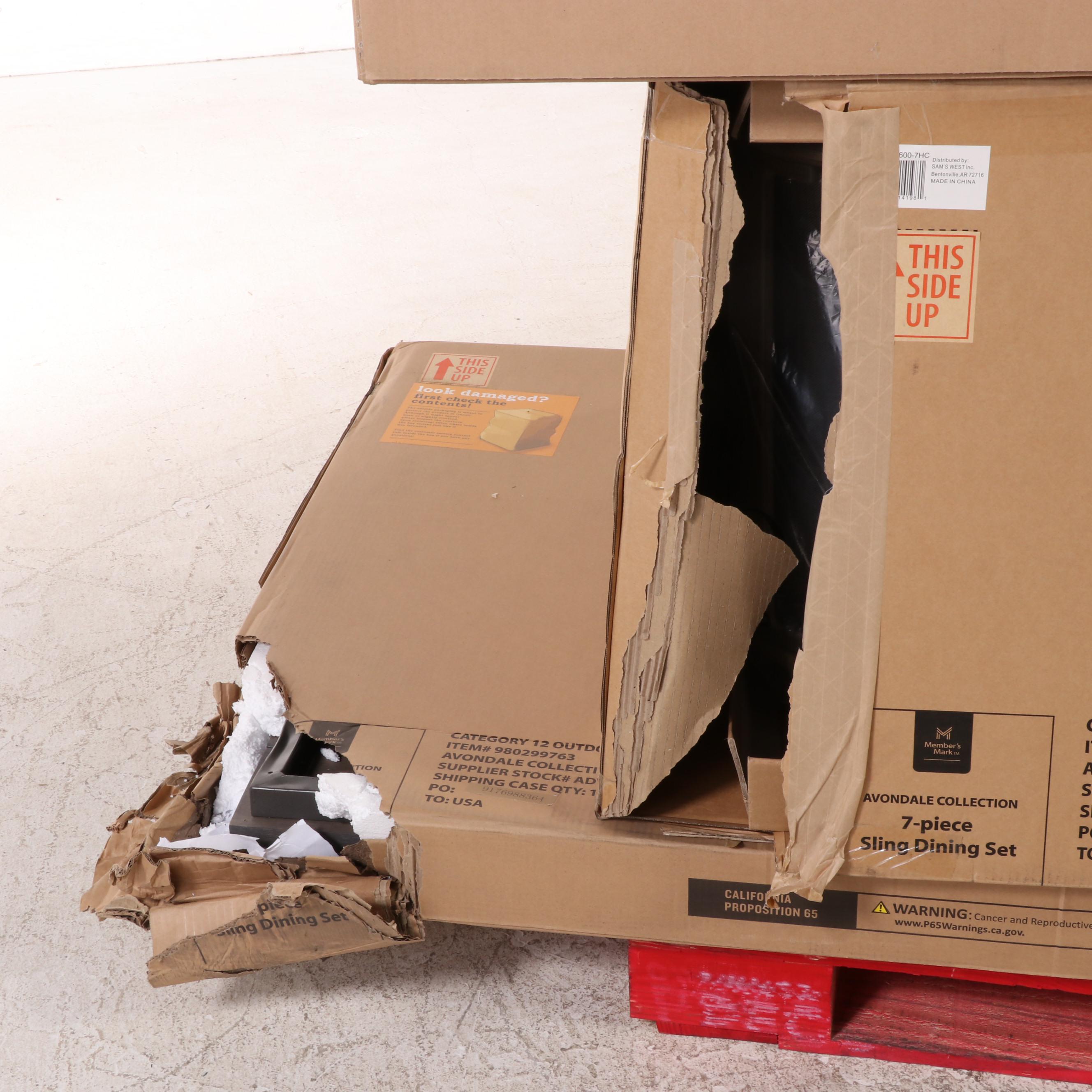 Member's Mark Avondale Seven-Piece Sling Dining Set