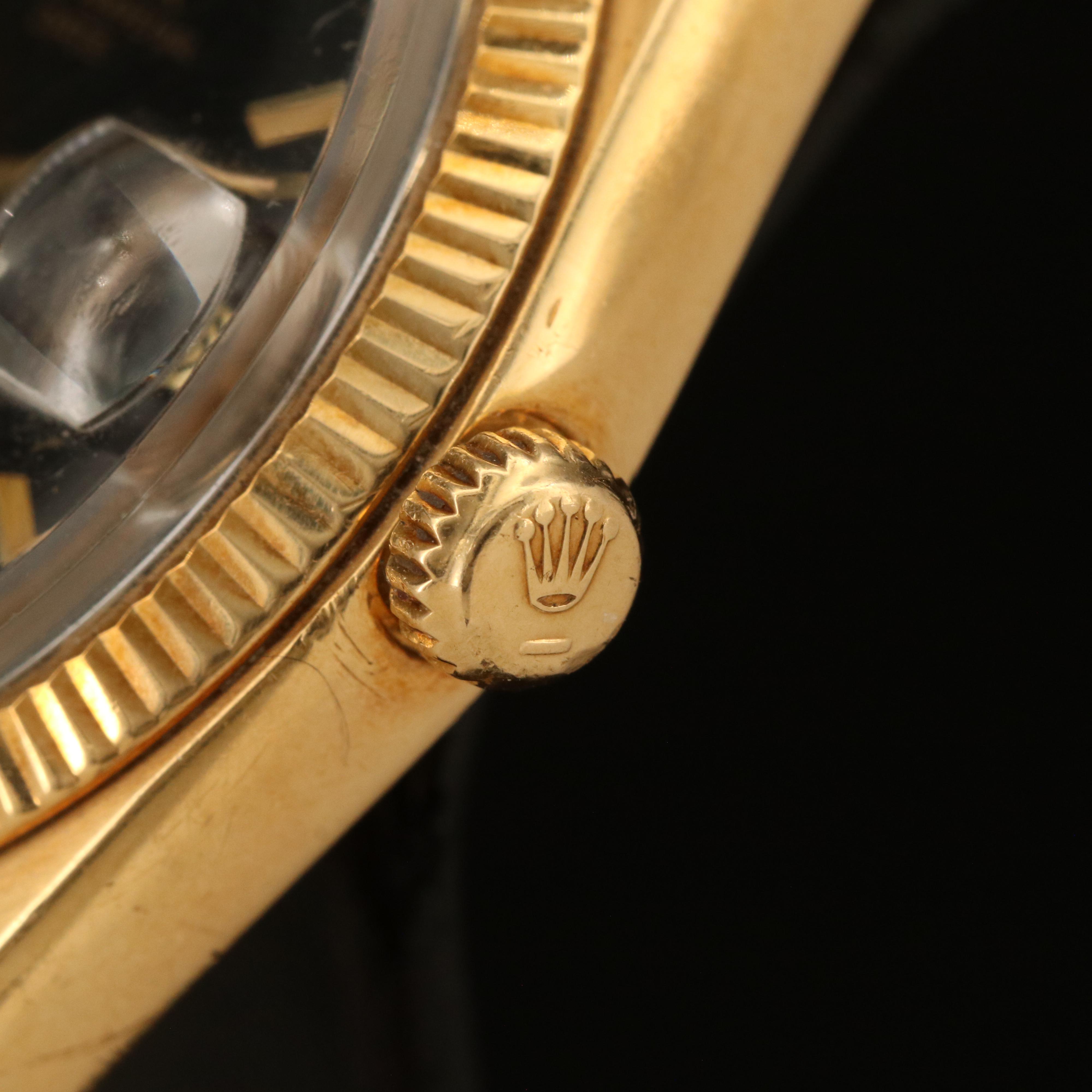 Vintage 1977 18K Rolex Oyster Perpetual Date Watch