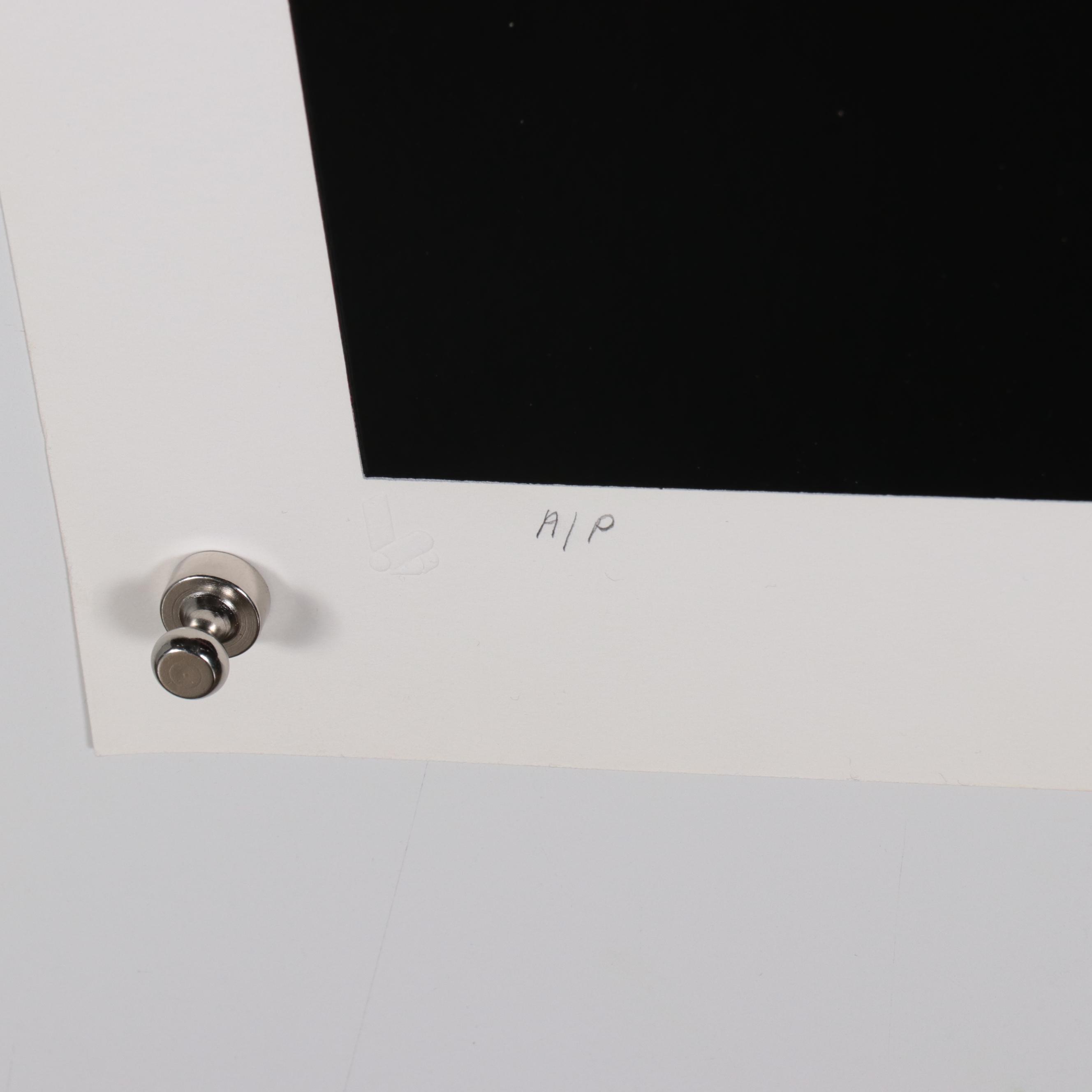 Thomas Whelan Benton Serigraph "Red Landscape," 1979