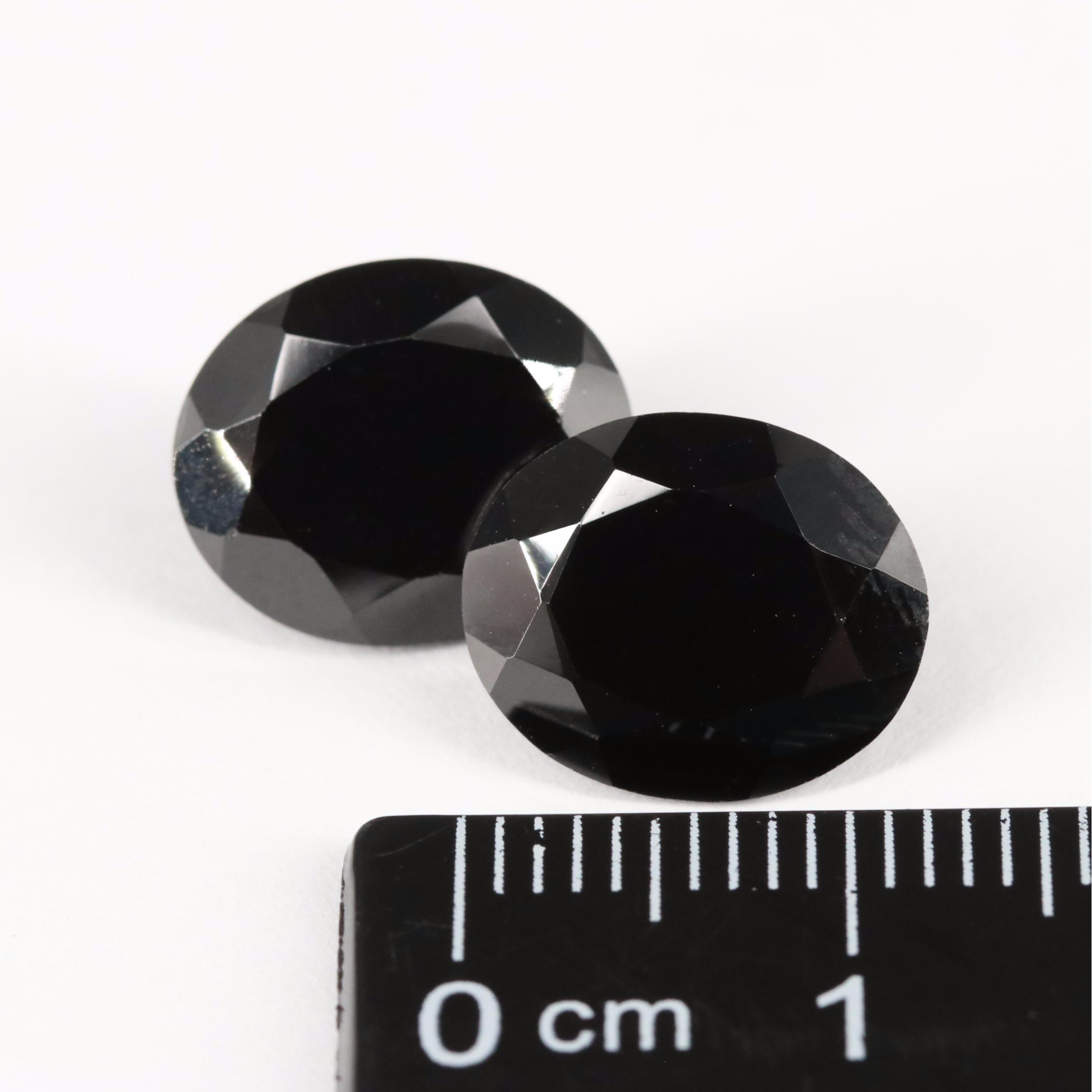 Loose 12.23 CTW Black Spinel
