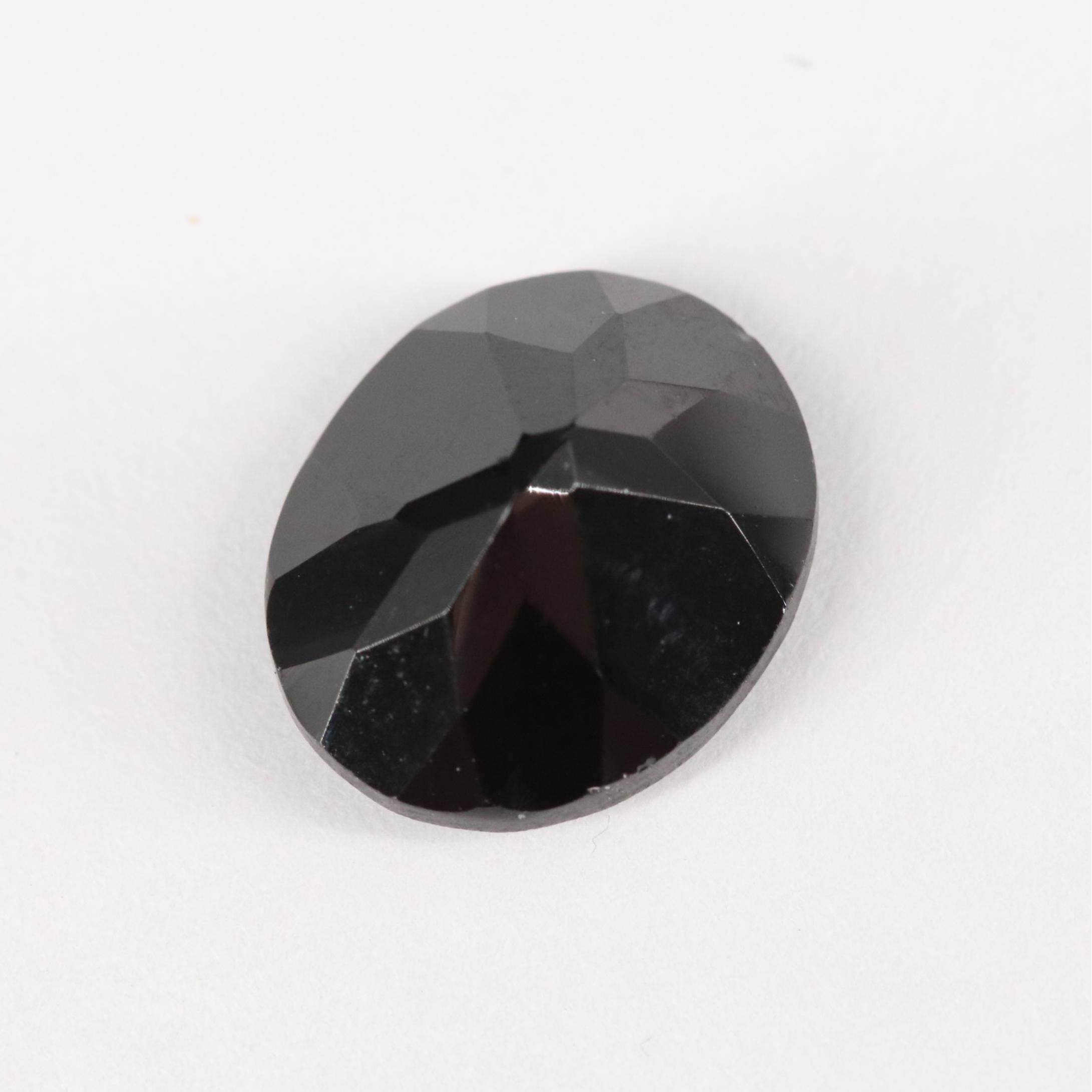 Loose 12.23 CTW Black Spinel