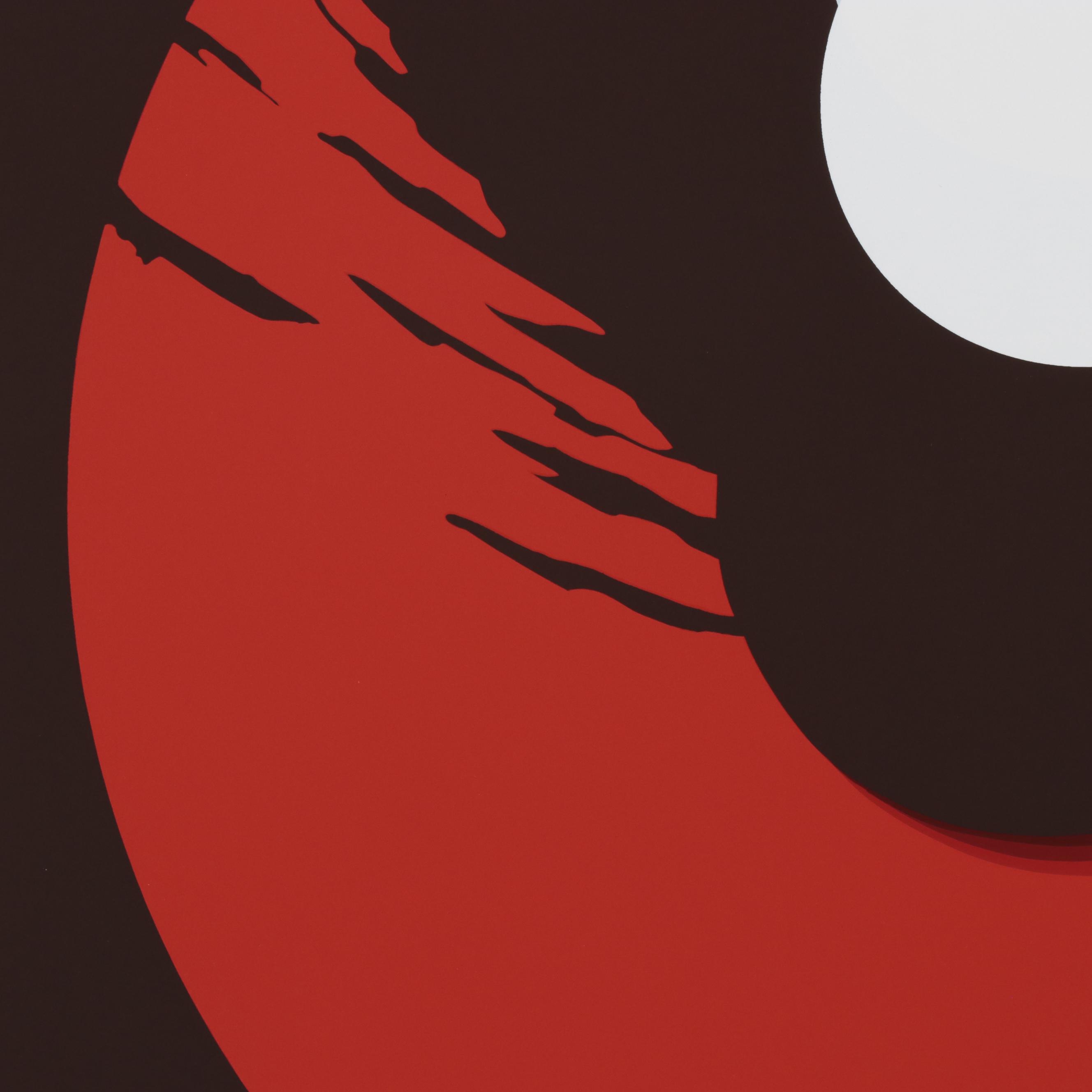 Thomas Whelan Benton Serigraph "Evolution Series - Red," 1981