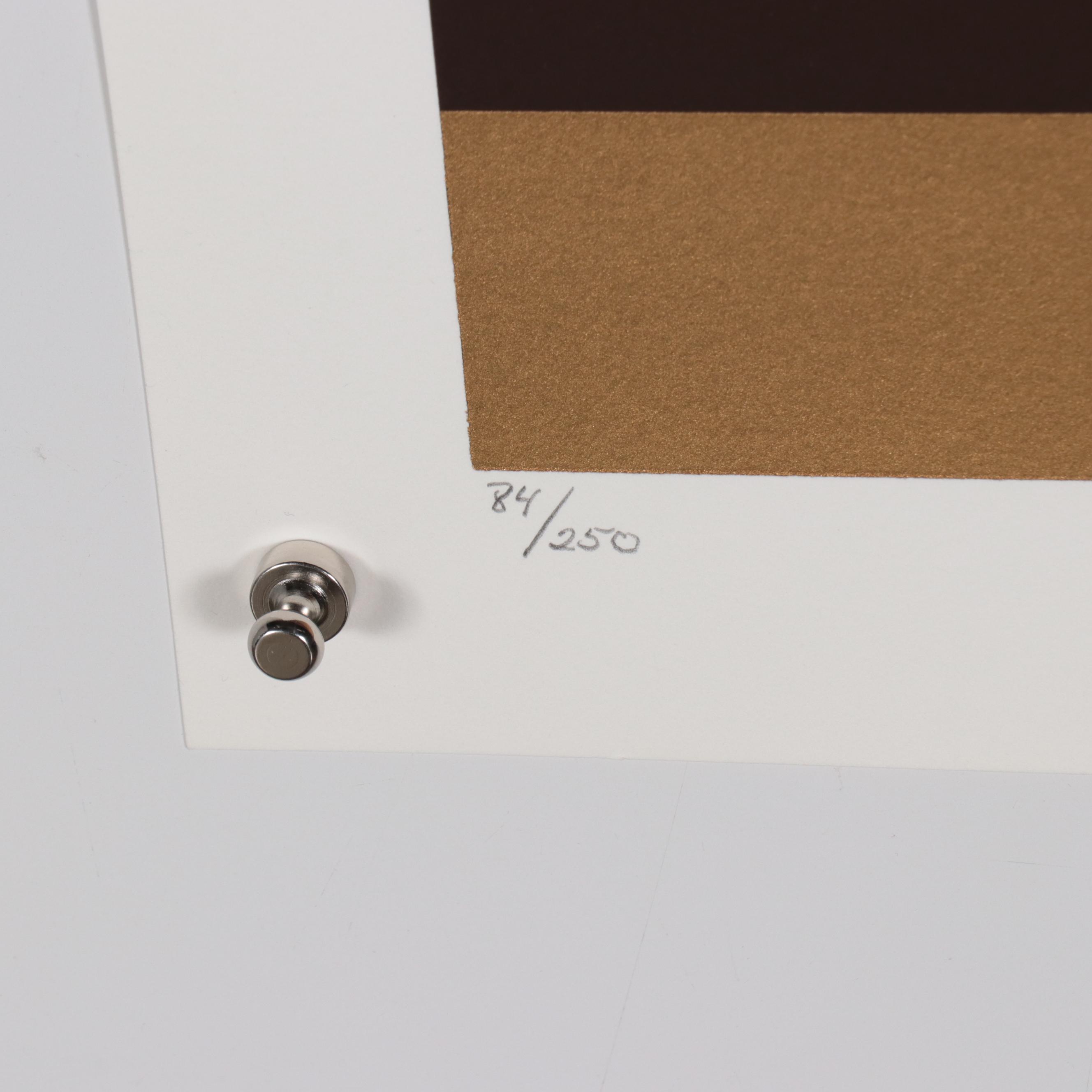 Thomas Whelan Benton Serigraph "Evolution Series - Red," 1981