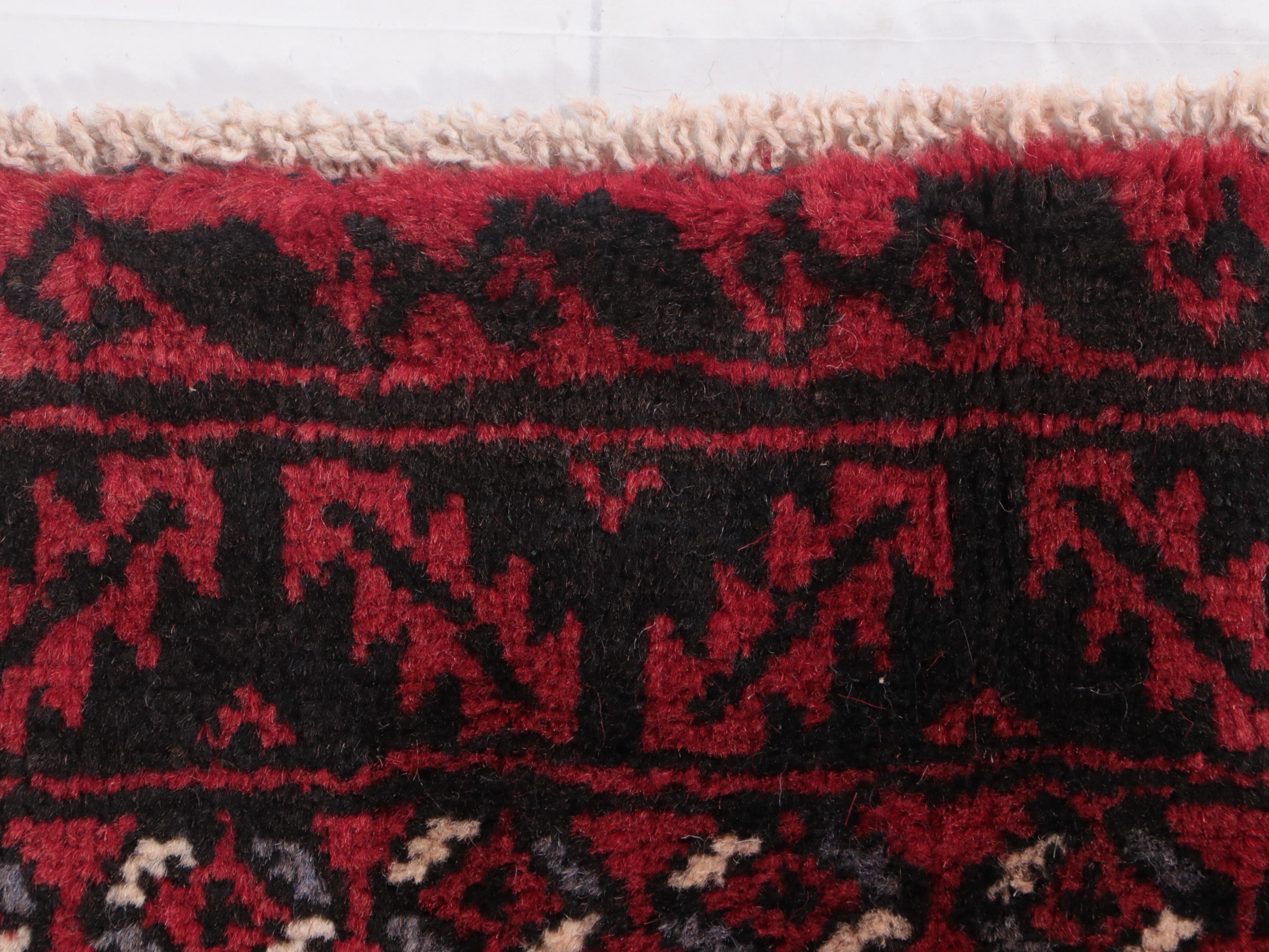 3'10 x 6'8 Hand-Knotted Persian Baluch Area Rug