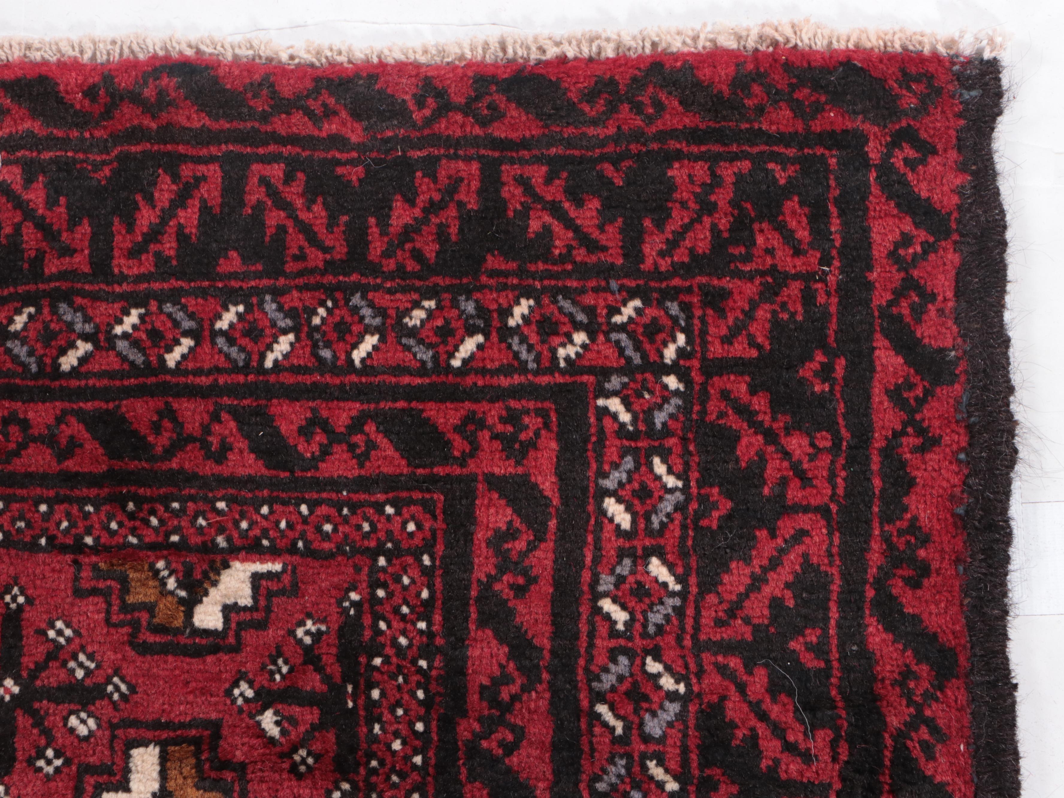 3'10 x 6'8 Hand-Knotted Persian Baluch Area Rug