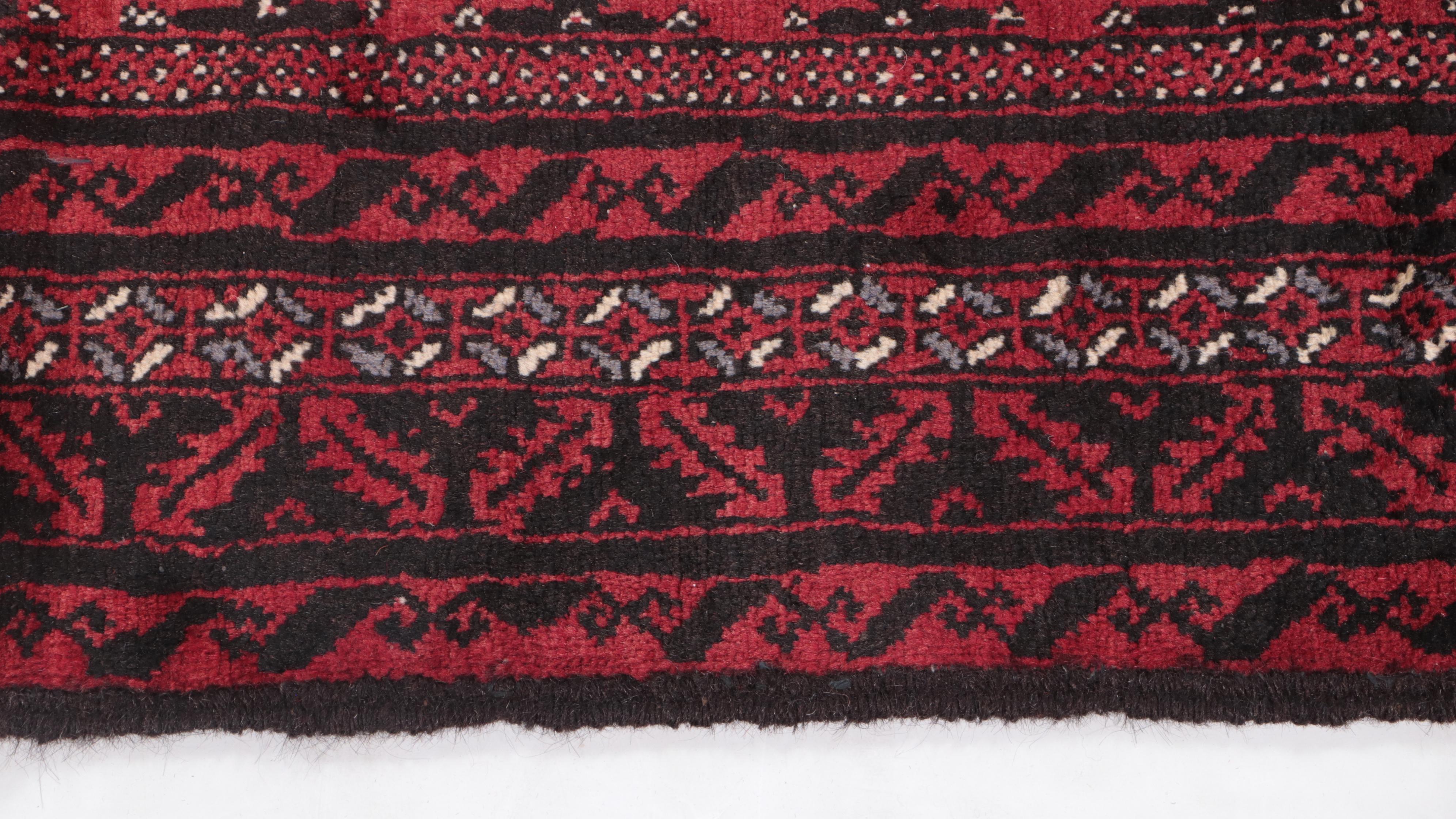 3'10 x 6'8 Hand-Knotted Persian Baluch Area Rug